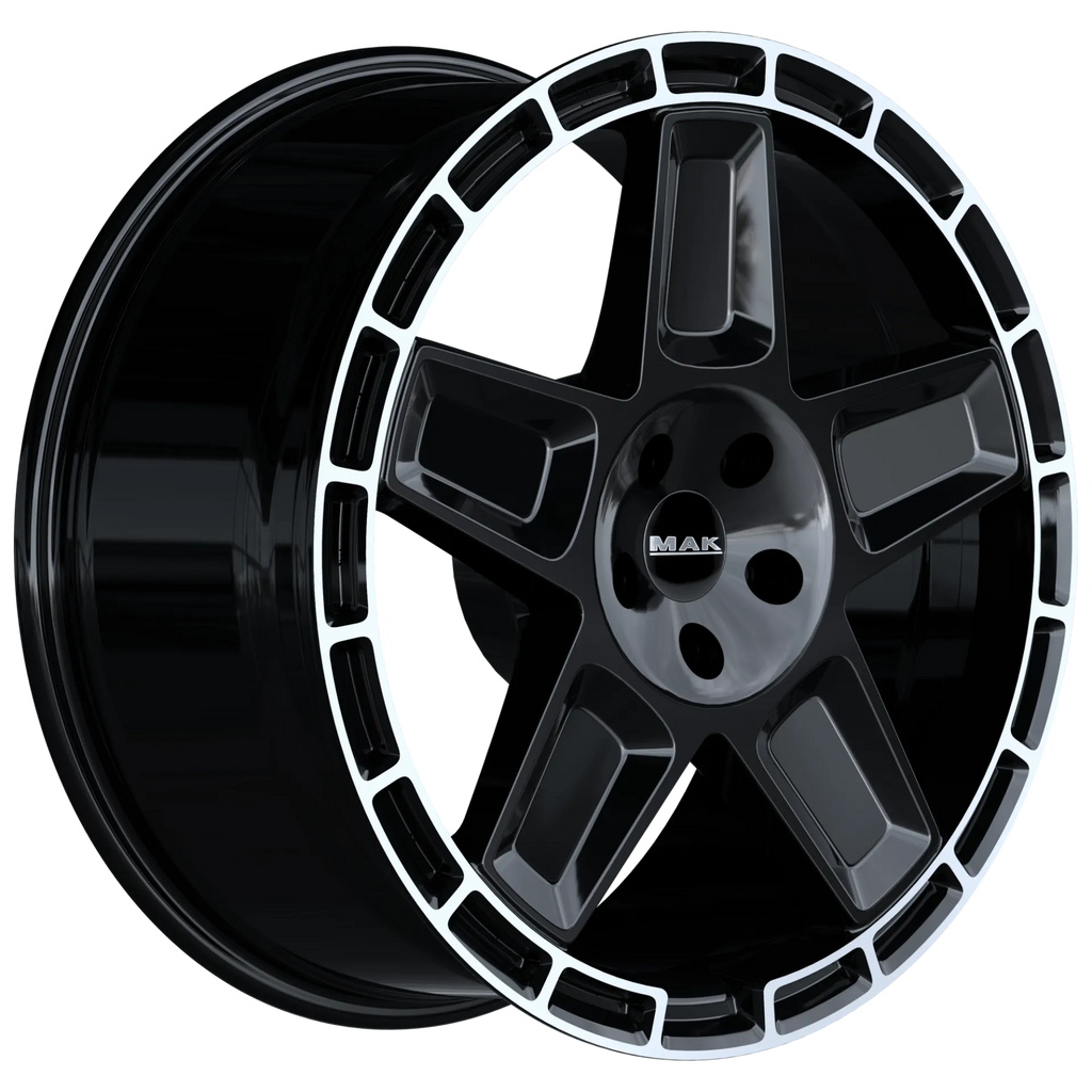 Jante MAK TREK - GLOSS BLACK MIRROR RING 9x20 5X114.3 ET 40 CB 76
