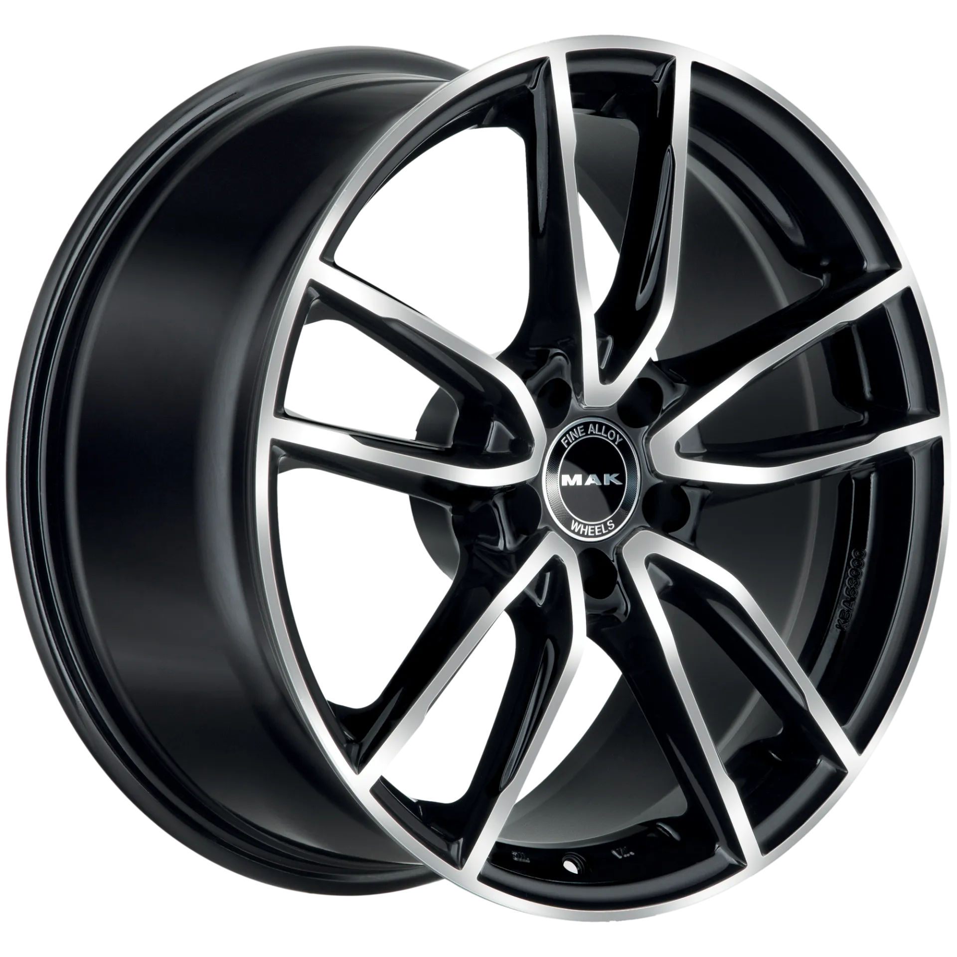 Jante MAK EVO - BLACK MIRROR 9x19 5X112 ET 20 CB 66.6
