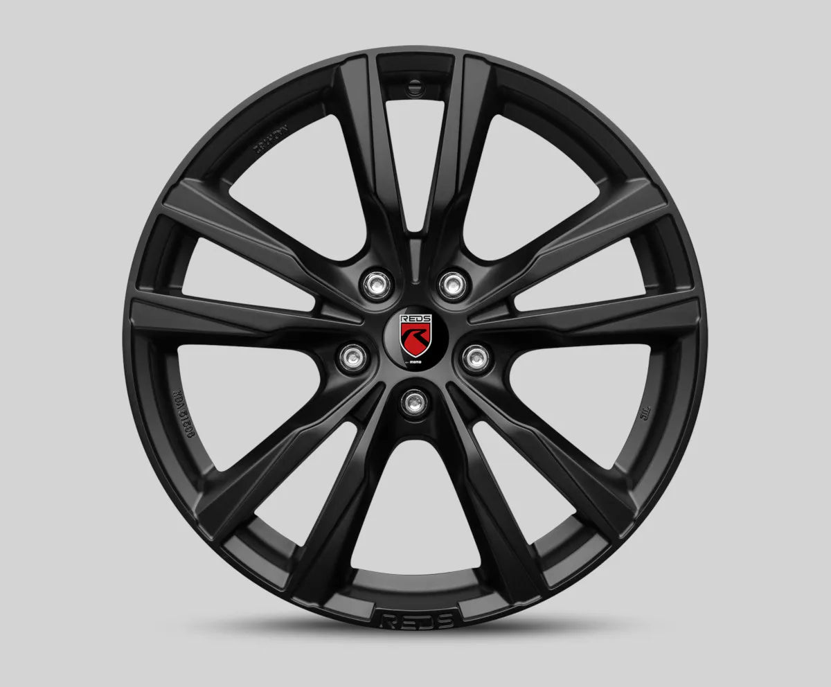 Jante REDS by MOMO K2 HD - MATT BLACK 7.5x17 5X110 ET 38 CB 65.1
