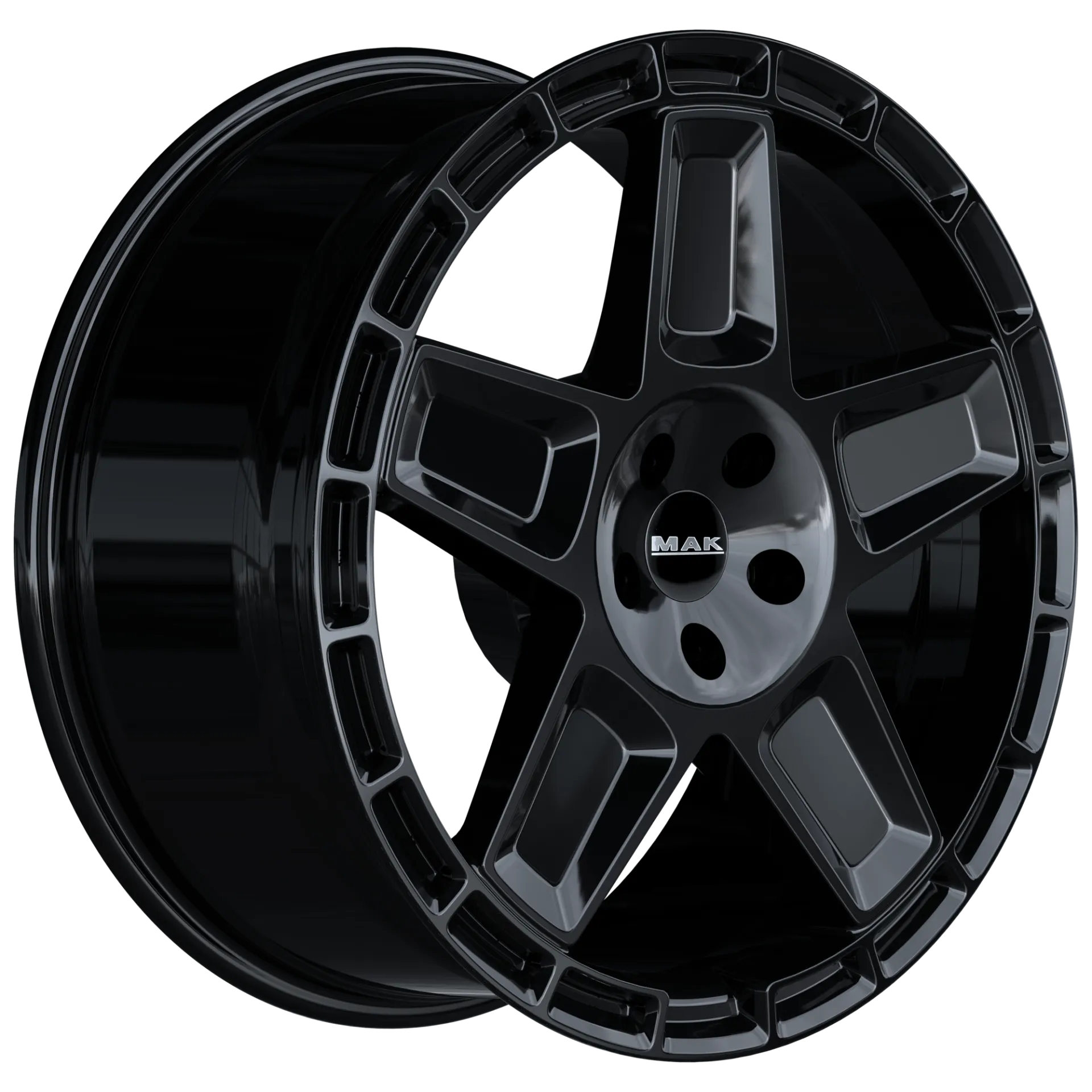Jante MAK TREK - GLOSS BLACK 9x20 5X120 ET 42 CB 72.6