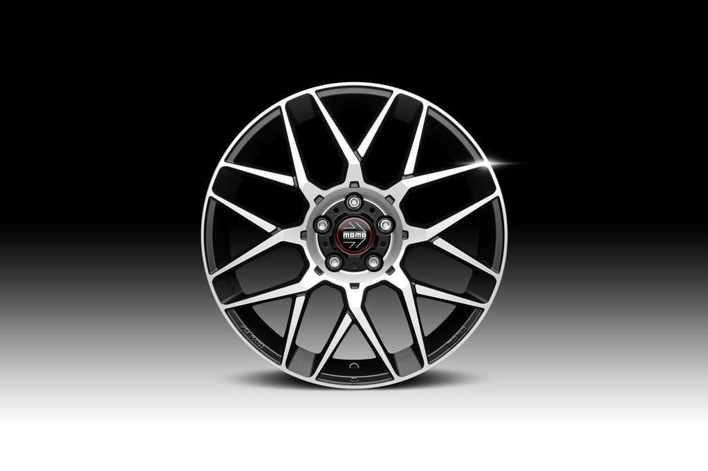 Jante MOMO REVENGE EVO 2.0 - MATT BLACK POLISHED 8.5x19 5X112 ET 25 CB 79.6