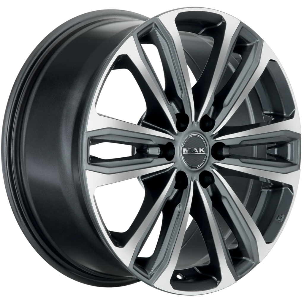 Jante MAK SAFARI 6 - GUN MET-MIRROR FACE 8.5x20 6X139.7 ET 38 CB 67.1