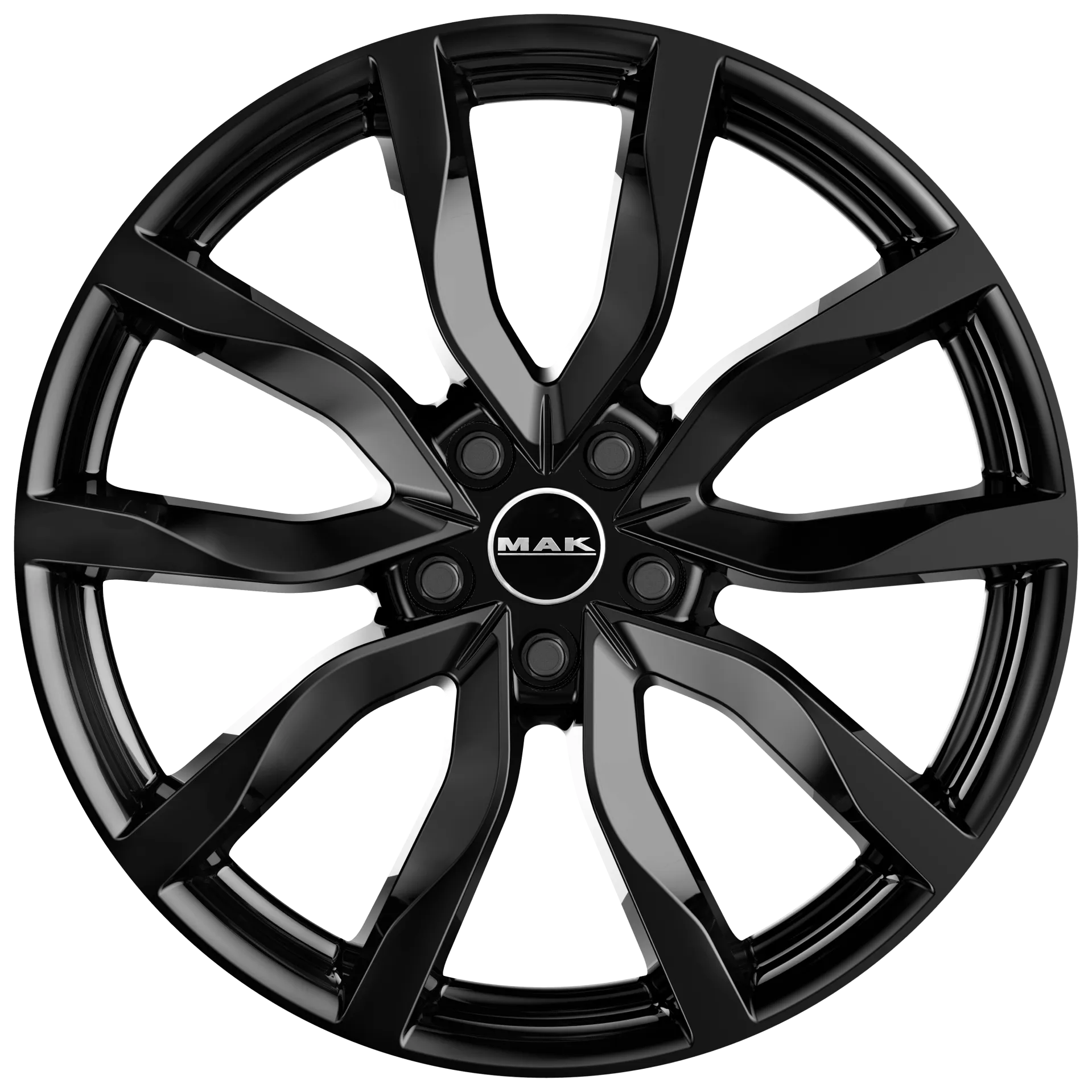 Jante MAK HIGHLANDS - GLOSS BLACK 8x18 5X108 ET 45 CB 63.4