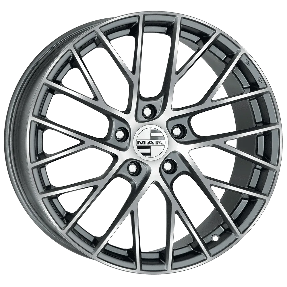 Jante MAK MONACO - GUN MET-MIRROR FACE 8.5x19 5X130 ET 52 CB 71.6
