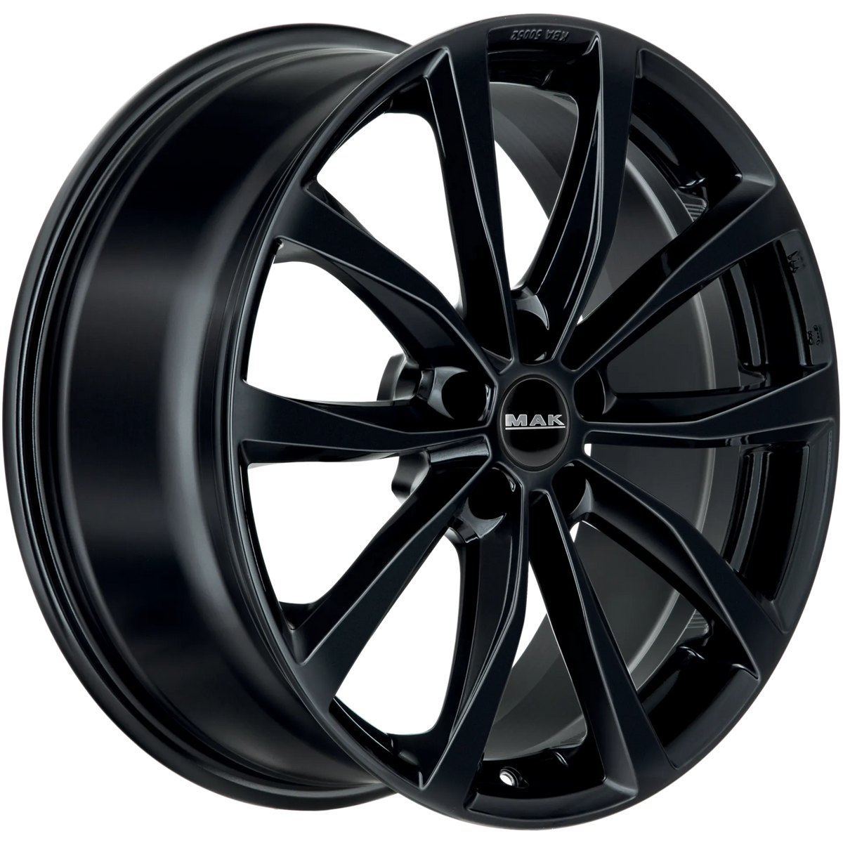 Jante MAK WOLF - GLOSS BLACK 7.5x17 5X114.3 ET 48 CB 76