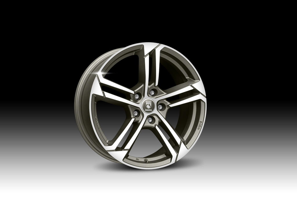 Jante REDS by MOMO TWIST - MATT GRAPHITE POLISHED 7x17 4X108 ET 18 CB 65.1