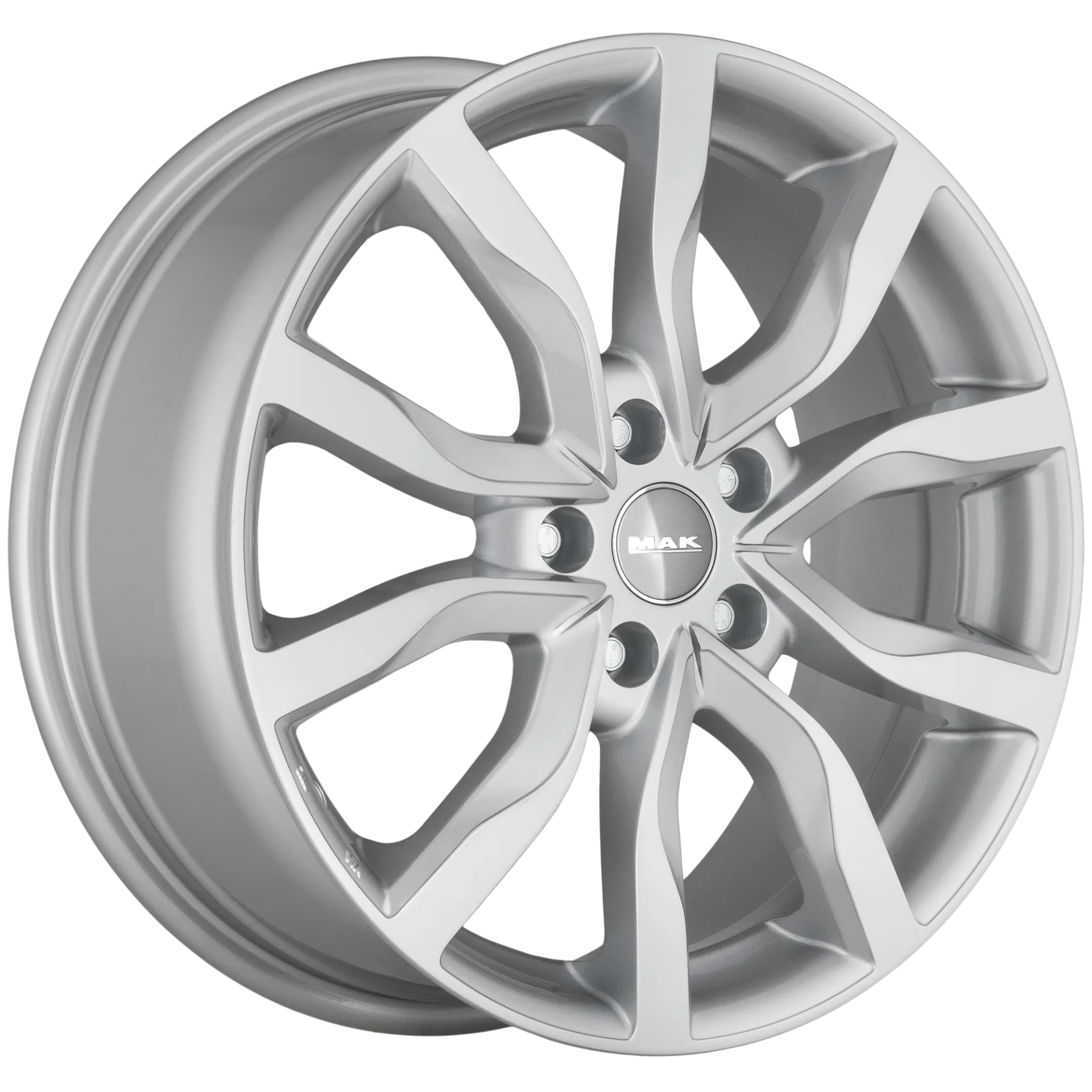 Jante MAK HIGHLANDS - SILVER 8x18 5X108 ET 45 CB 63.4