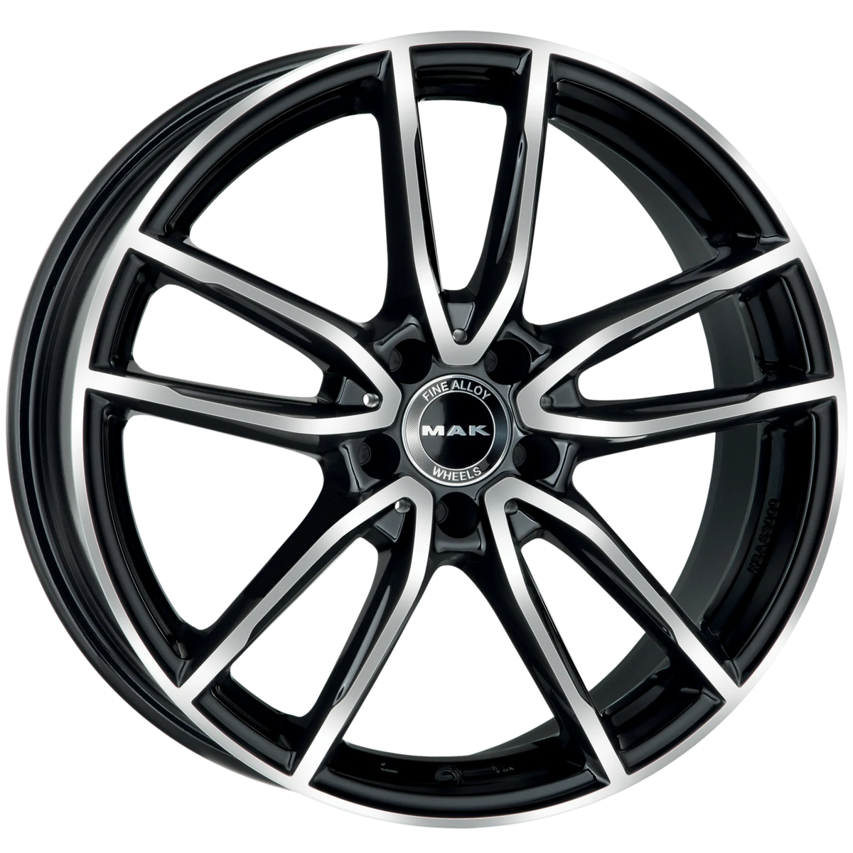 Jante MAK EVO - BLACK MIRROR 8x20 5X112 ET 43 CB 66.6