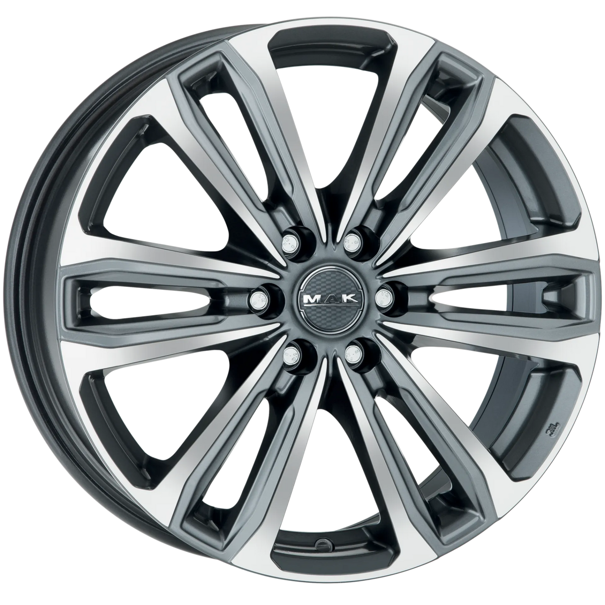 Jante MAK SAFARI 6 - GUN MET-MIRROR FACE 8.5x20 6X139.7 ET 38 CB 67.1