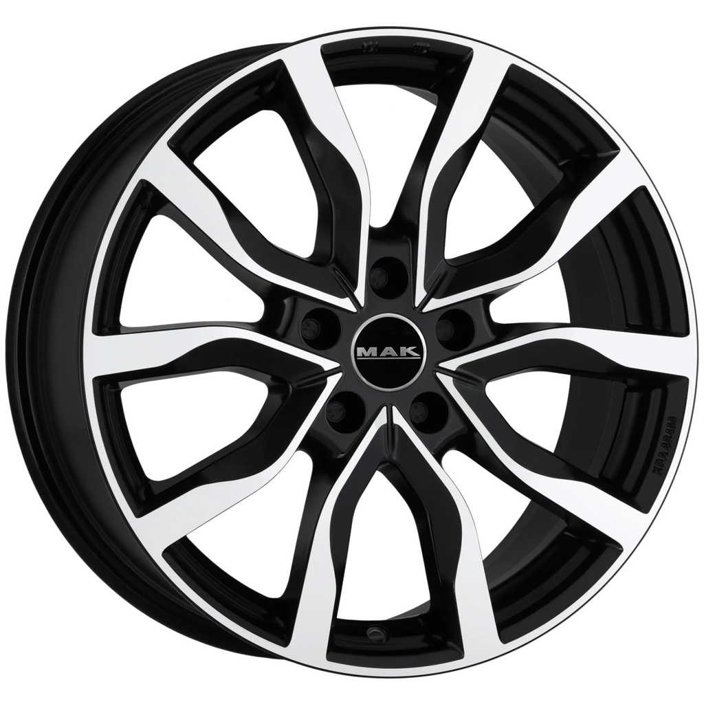 Jante MAK HIGHLANDS - BLACK MIRROR 8x18 5X108 ET 45 CB 63.4