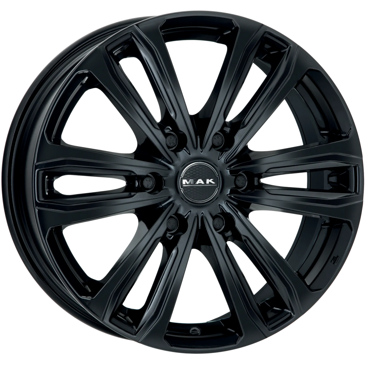 Jante MAK SAFARI 6 - GLOSS BLACK 8.5x20 6X139.7 ET 45 CB 67.1