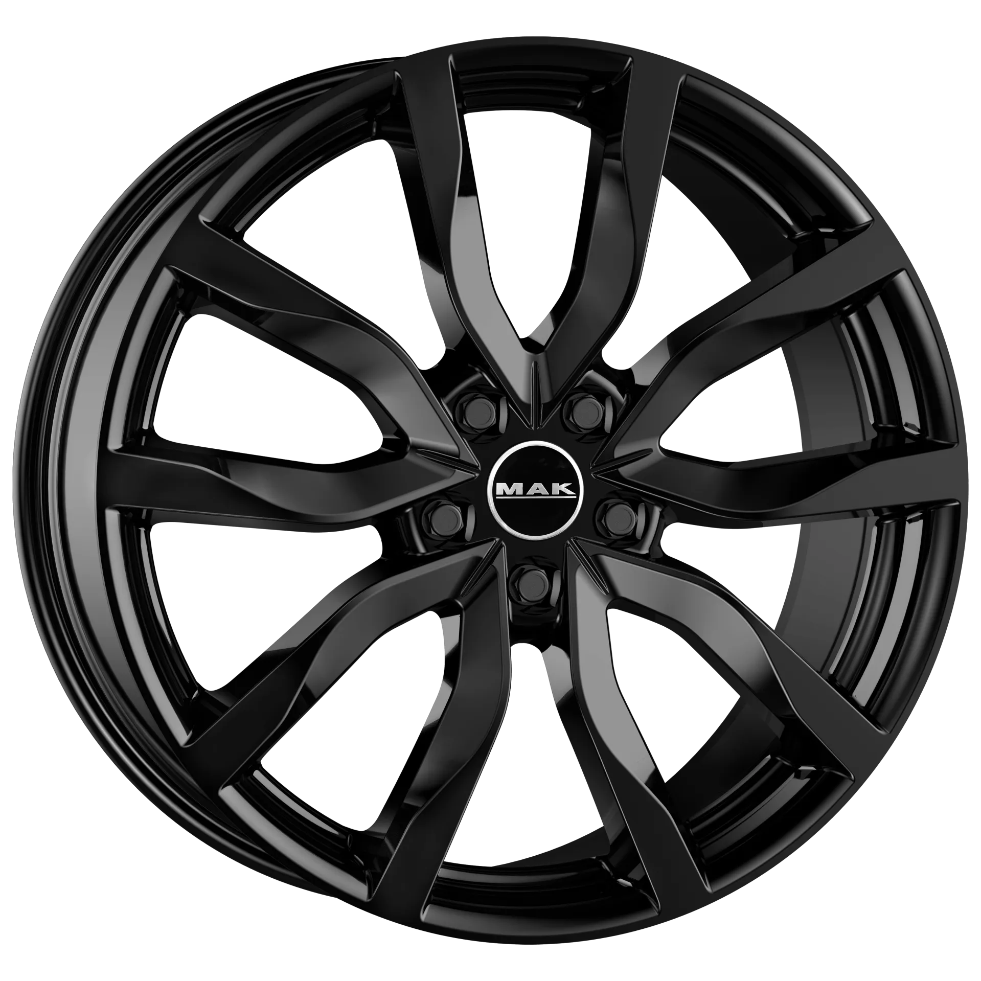 Jante MAK HIGHLANDS - GLOSS BLACK 8x18 5X108 ET 45 CB 63.4