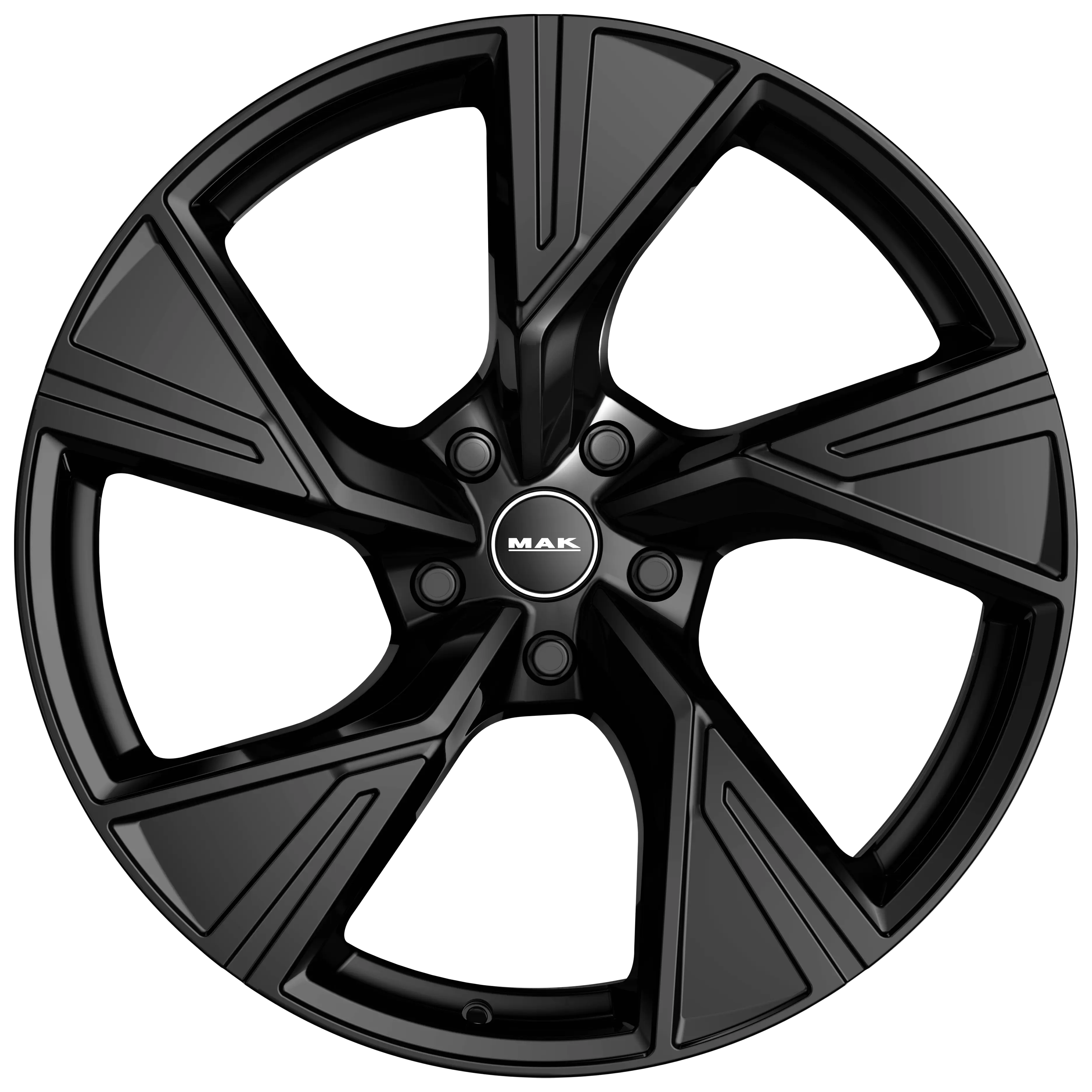 Jante MAK STARK-D - GLOSS BLACK 11.5x22 5X130 ET 51 CB 71.6
