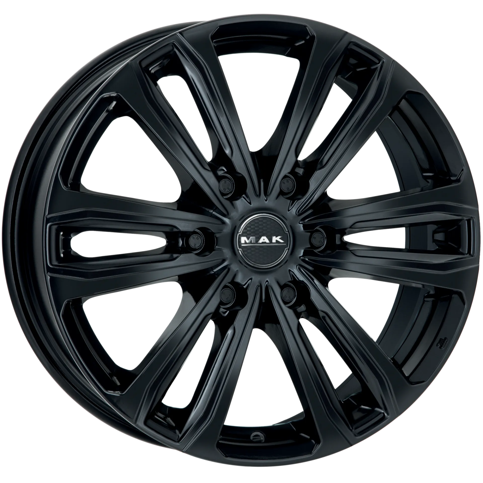 Jante MAK SAFARI 6 - GLOSS BLACK 7.5x17 6X139.7 ET 48 CB 92.3