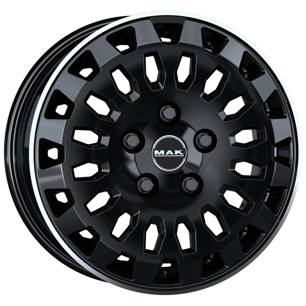 Jante MAK OVERLAND - GLOSS BLACK MIRROR RING 6.5x16 6X120 ET 51 CB 74.50