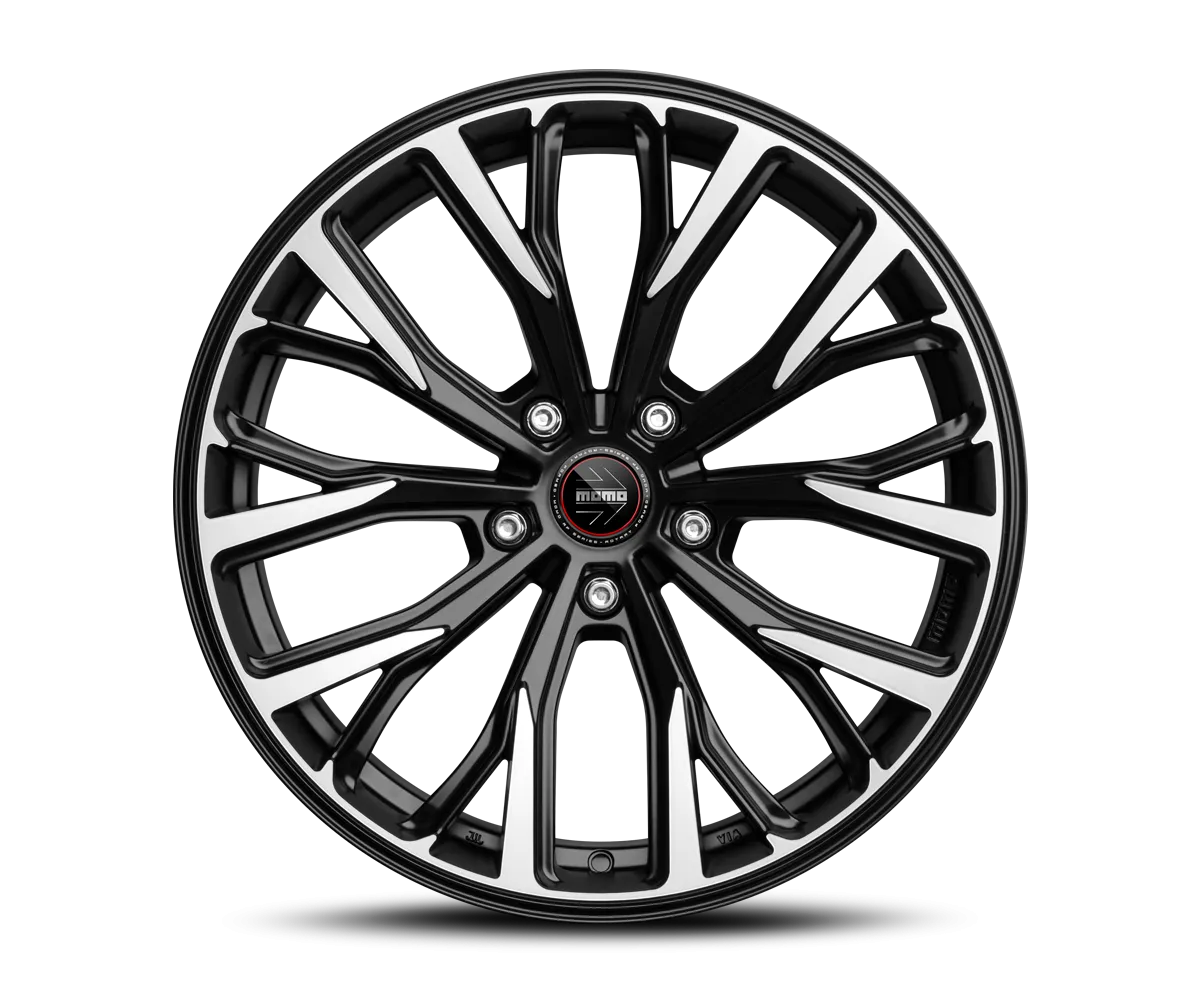 Jante MOMO RF-02 - MATT BLACK POLISHED 9x20 5X114.3 ET 40 CB 72.3