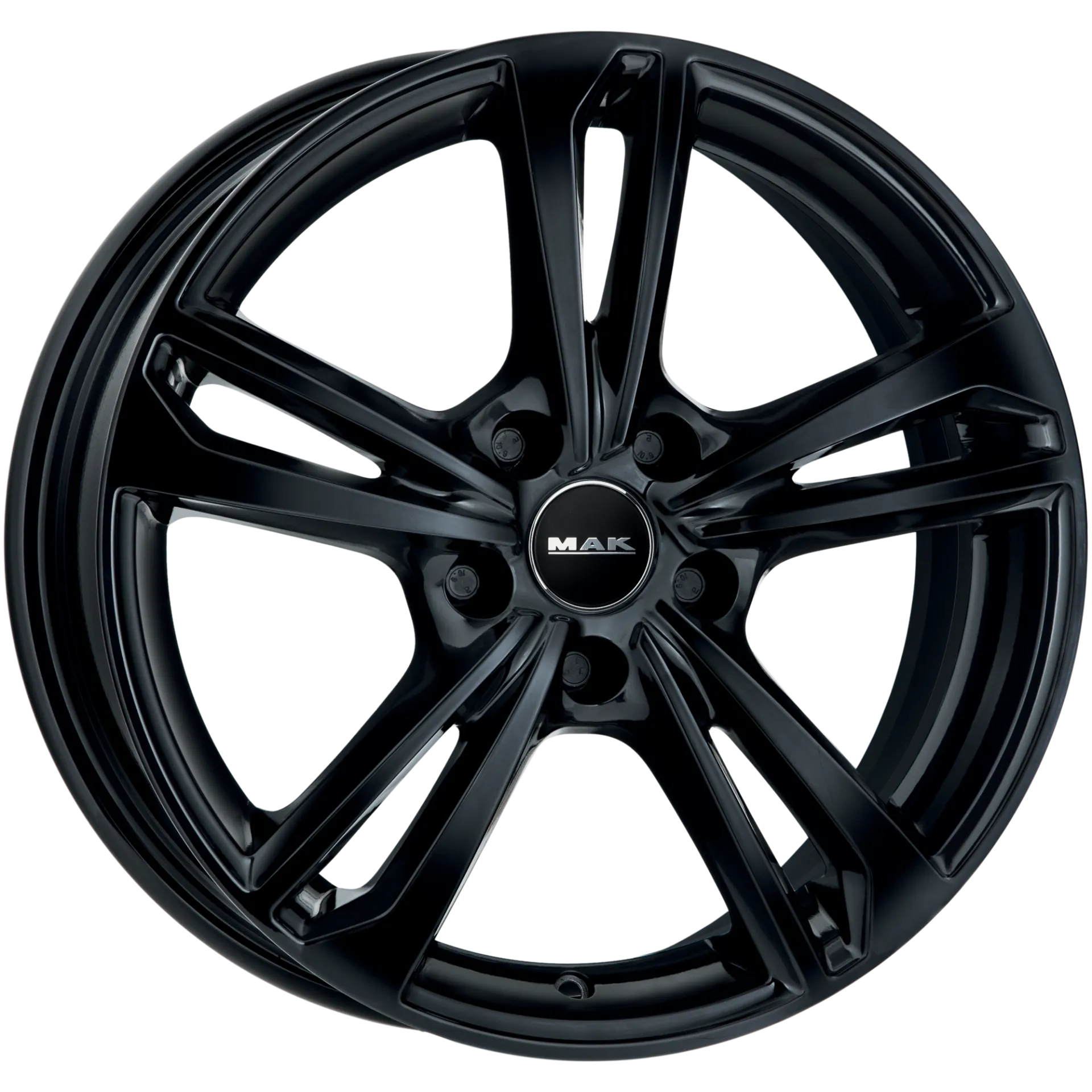 Jante MAK EMBLEMA - GLOSS BLACK 7.5x17 5X112 ET 47 CB 57.1