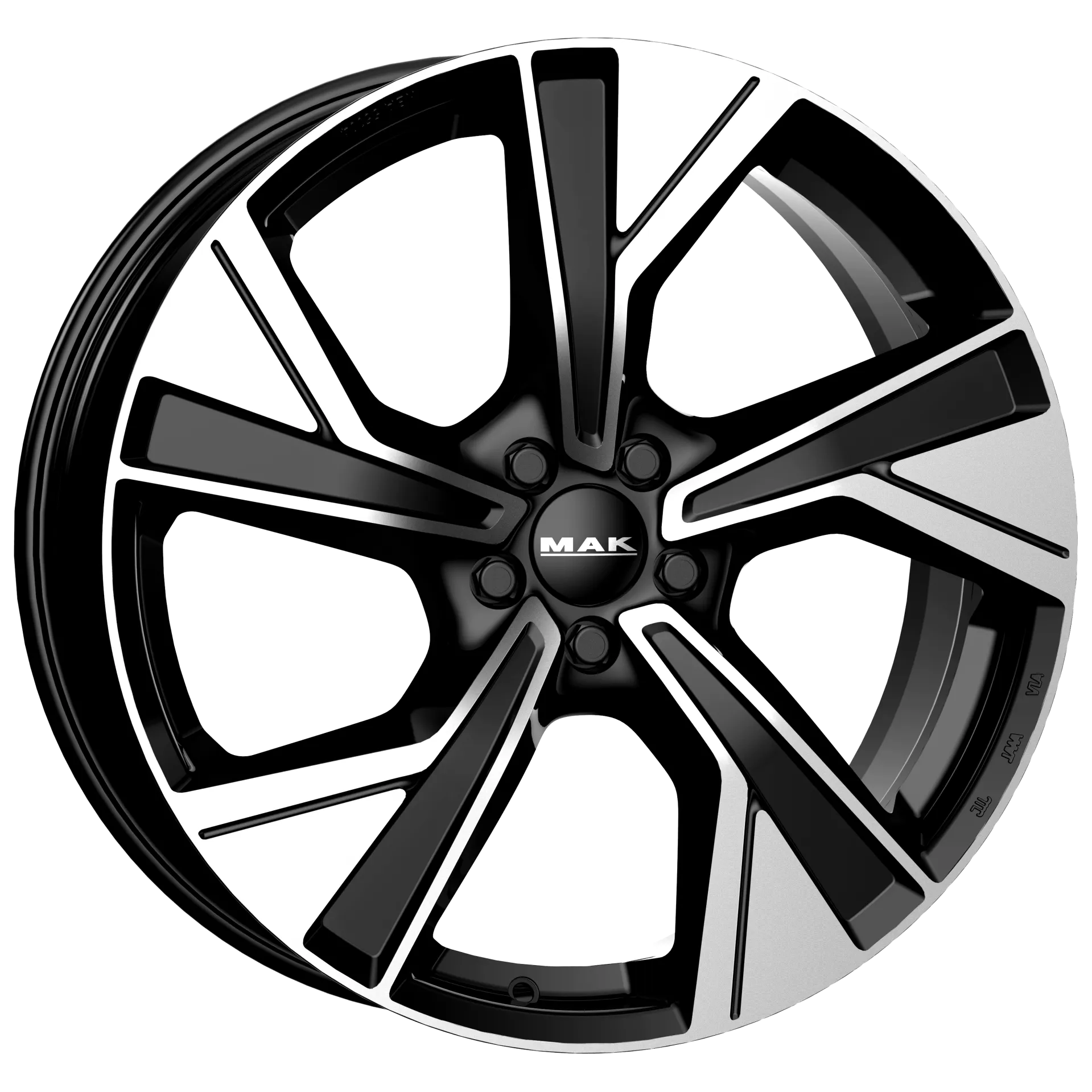 Jante MAK MALMOE - BLACK MIRROR 8.5x19 5X108 ET 47 CB 63.4