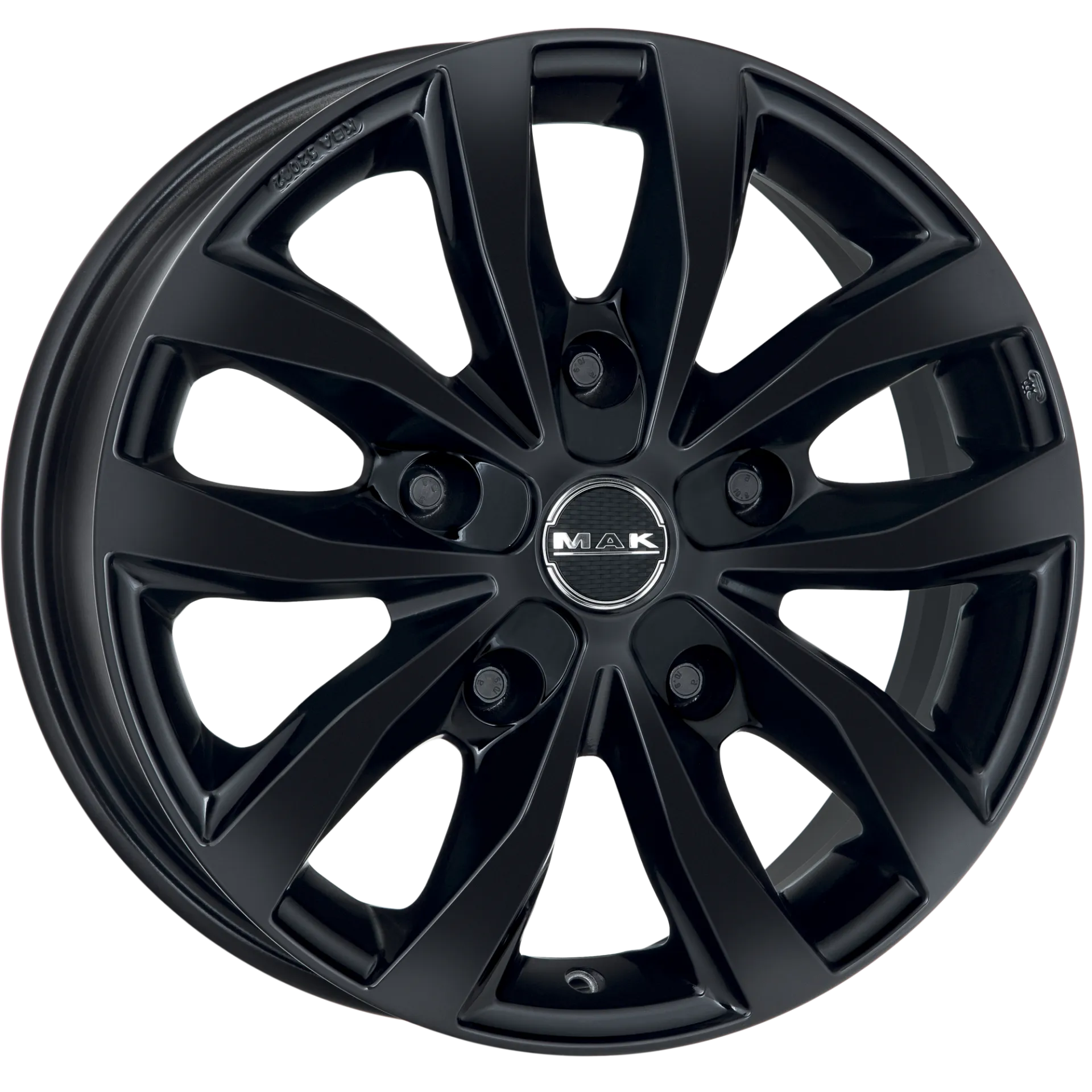 Jante MAK LOAD 5 - GLOSS BLACK 6.5x16 5X118 ET 55 CB 71.1