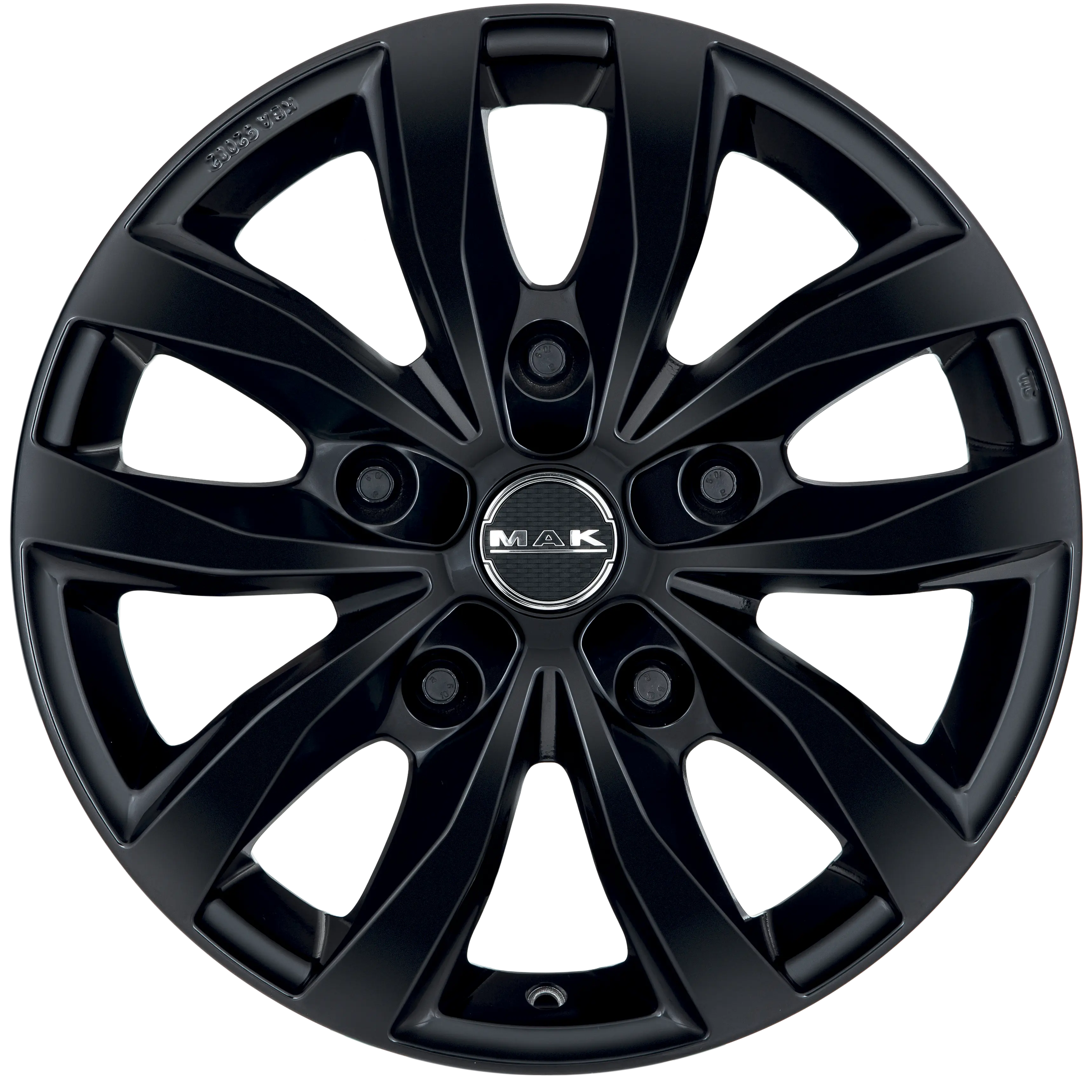 Jante MAK LOAD 5 3 - GLOSS BLACK 7x17 5X160 ET 55 CB 65.1