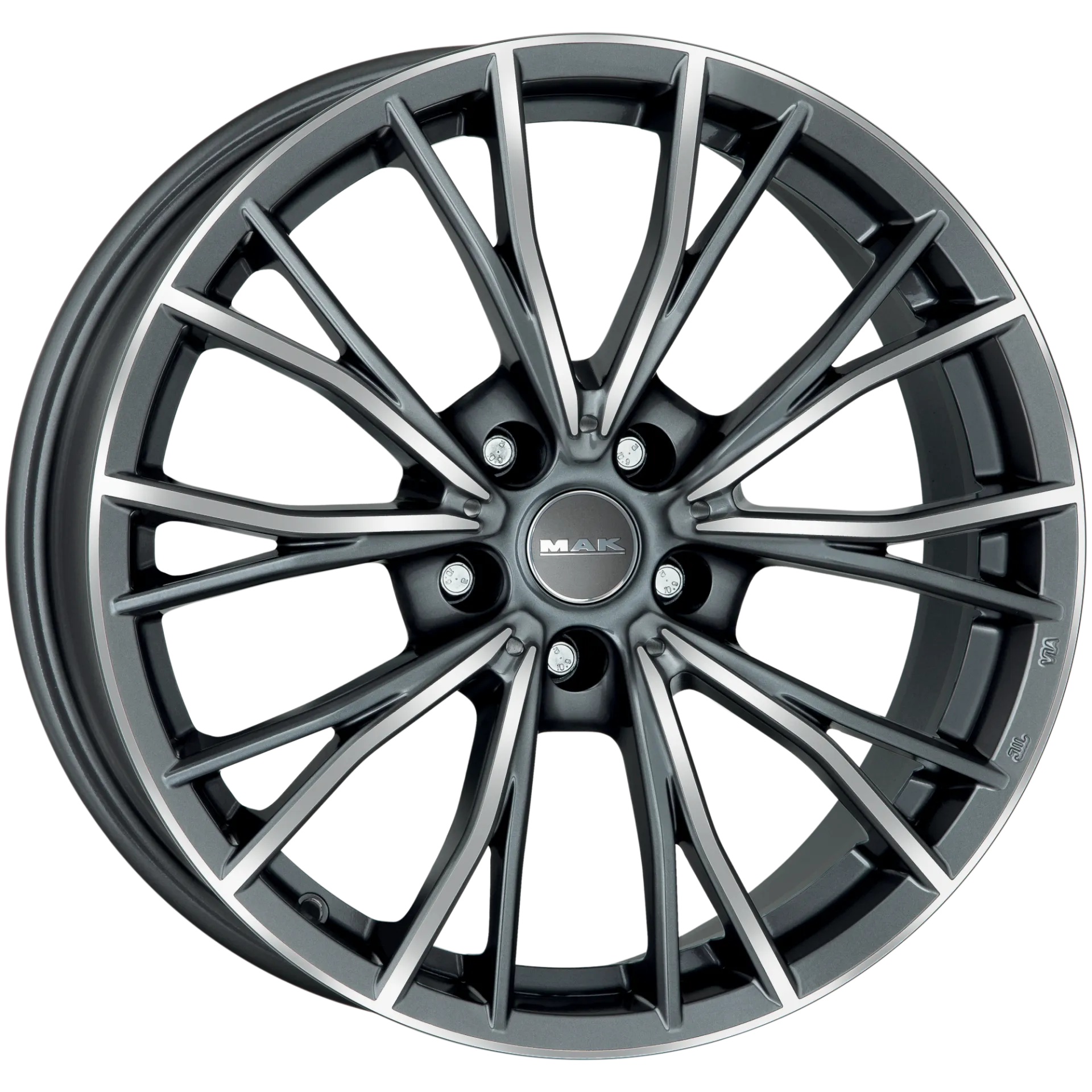 Jante MAK MARK - GUN MET-MIRROR FACE 8.5x19 5X112 ET 25 CB 66.6