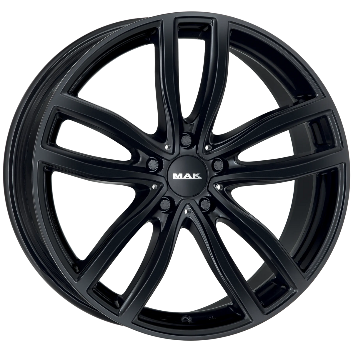 Jante MAK FAHR - GLOSS BLACK 8x20 5X120 ET 35 CB 72.6