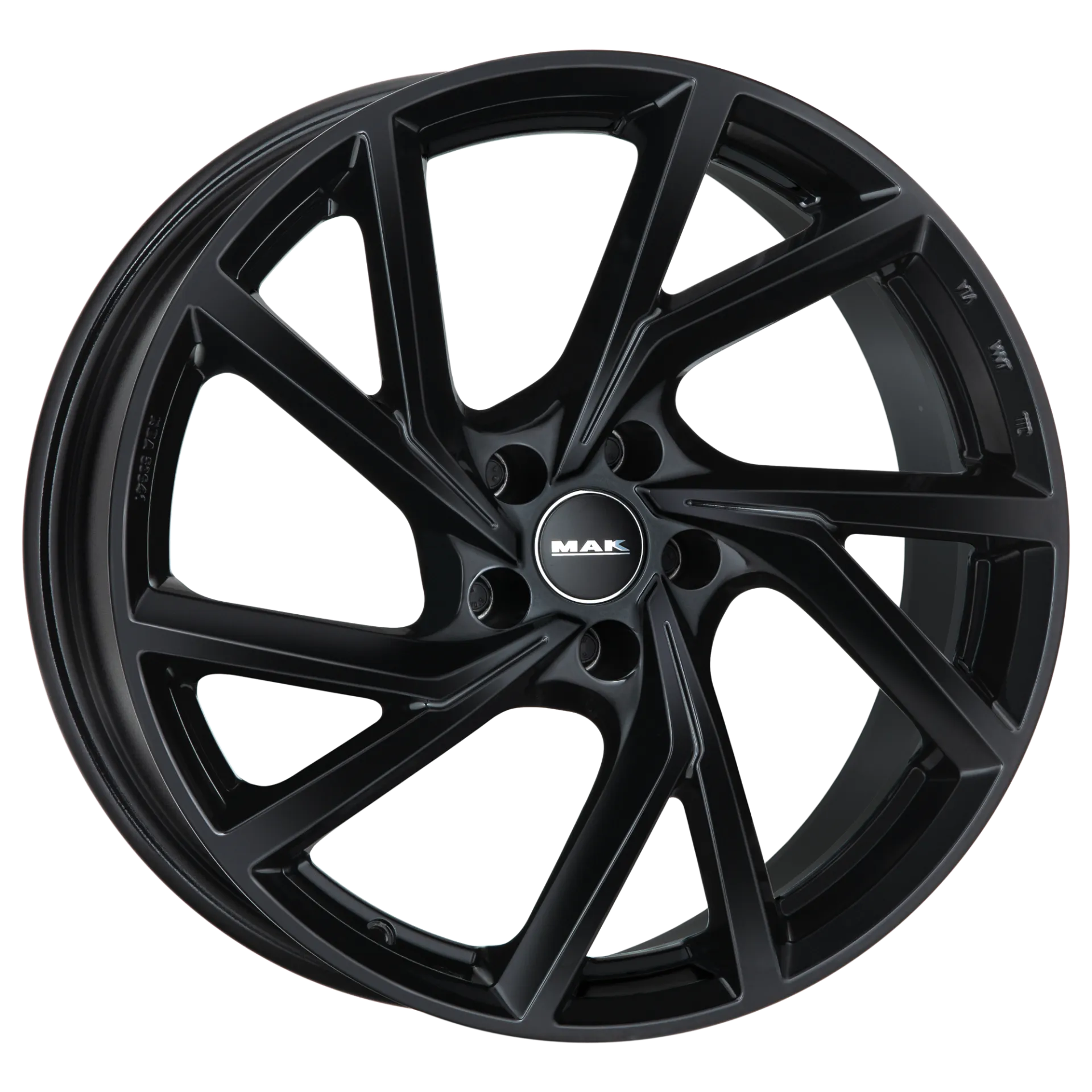Jante MAK KASSEL - GLOSS BLACK 7.5x19 5X108 ET 51 CB 63.4