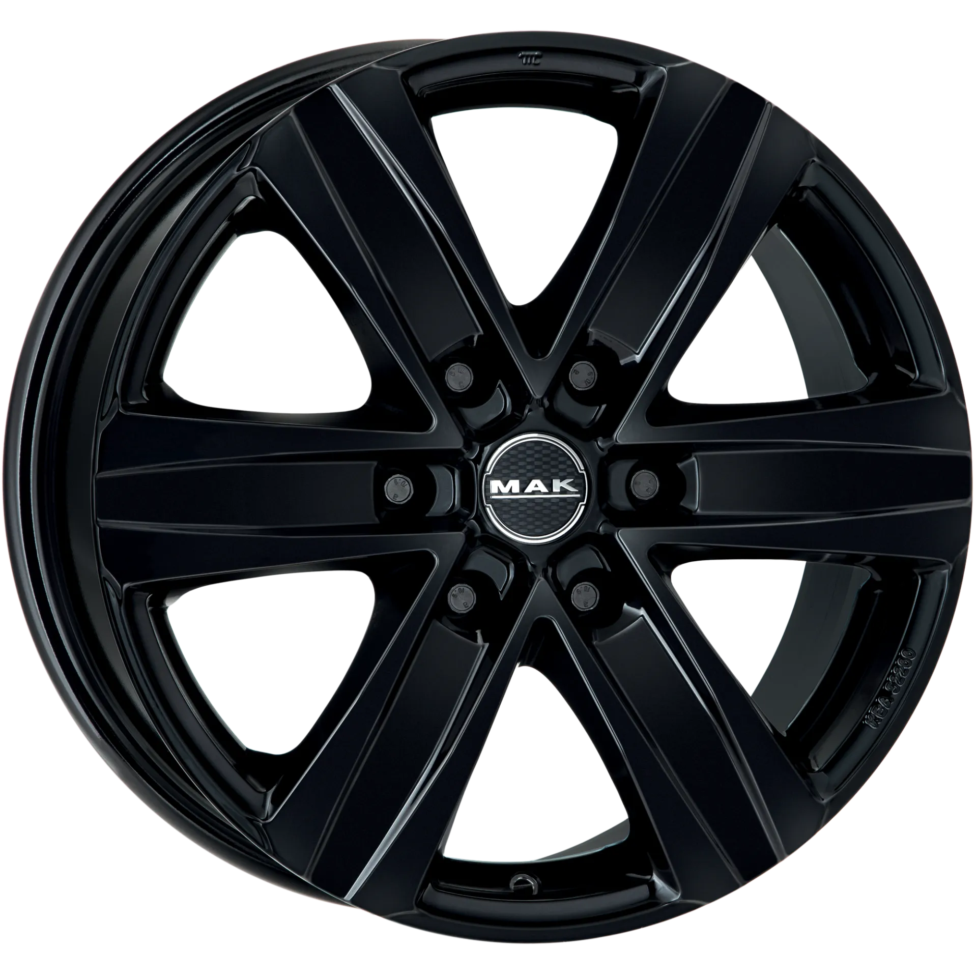Jante MAK STONE 6 W - GLOSS BLACK 7.5x17 6X114.3 ET 30 CB 66.1