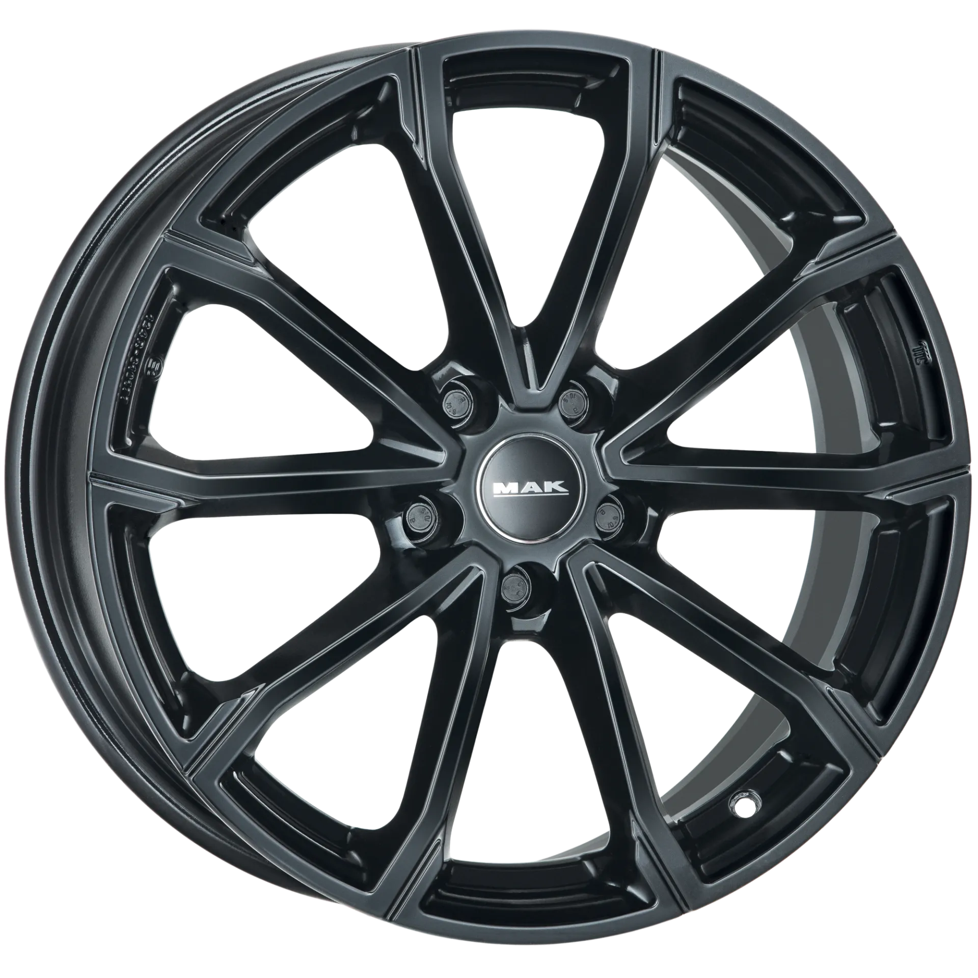 Jante MAK DaVinci - GLOSS BLACK 7x18 5X100 ET 39 CB 57.1