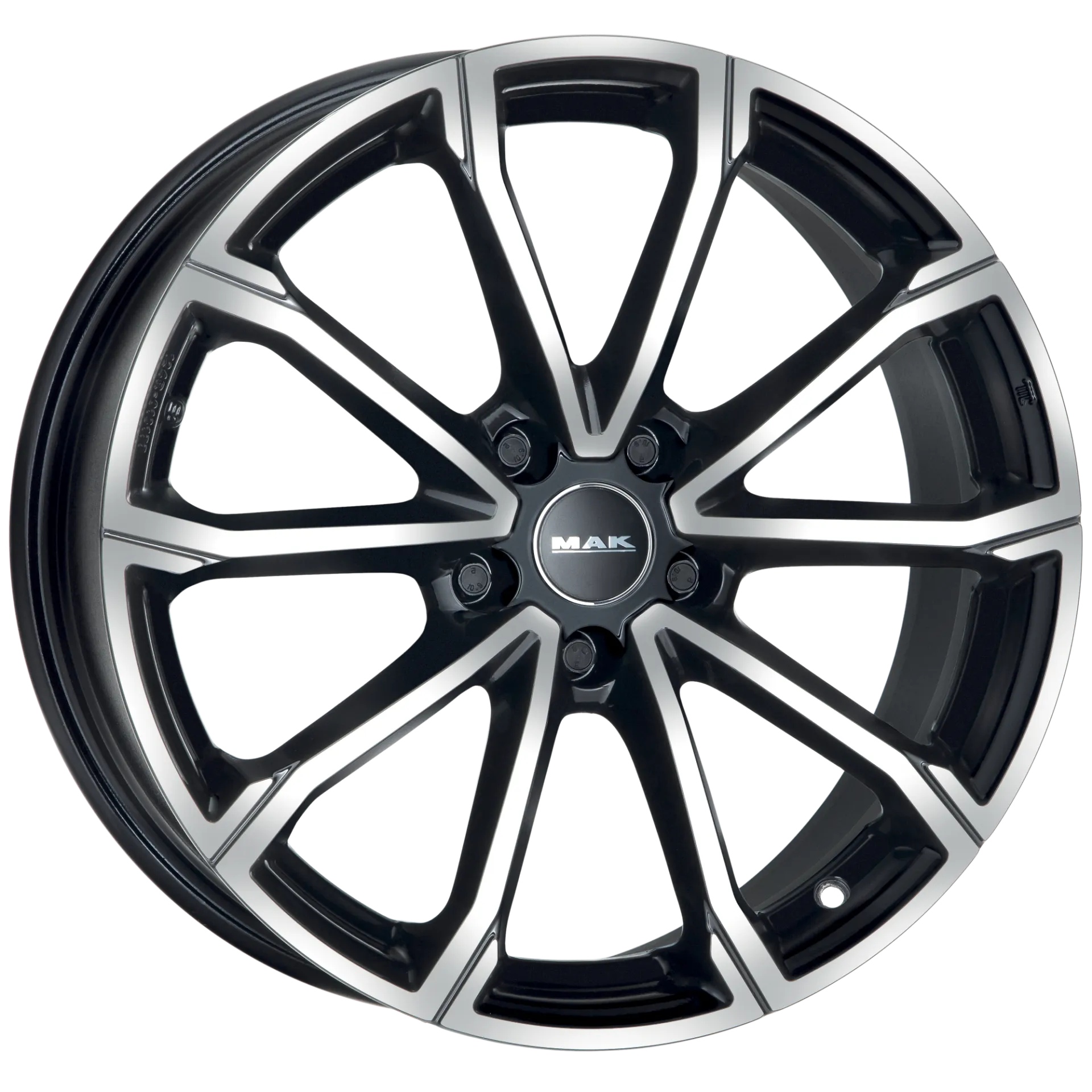 Jante MAK DaVinci - BLACK MIRROR 8x19 5X114.3 ET 35 CB 76