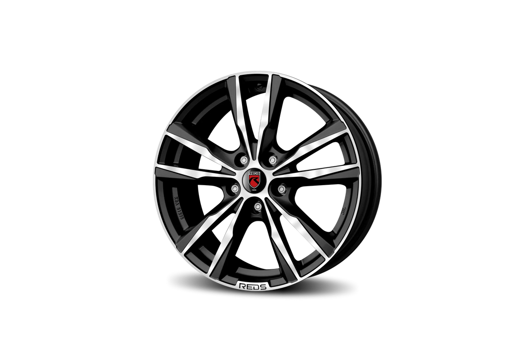Jante REDS by MOMO K2 HD - MATT BLACK POLISHED 6.5x16 5X110 ET 35 CB 65.1