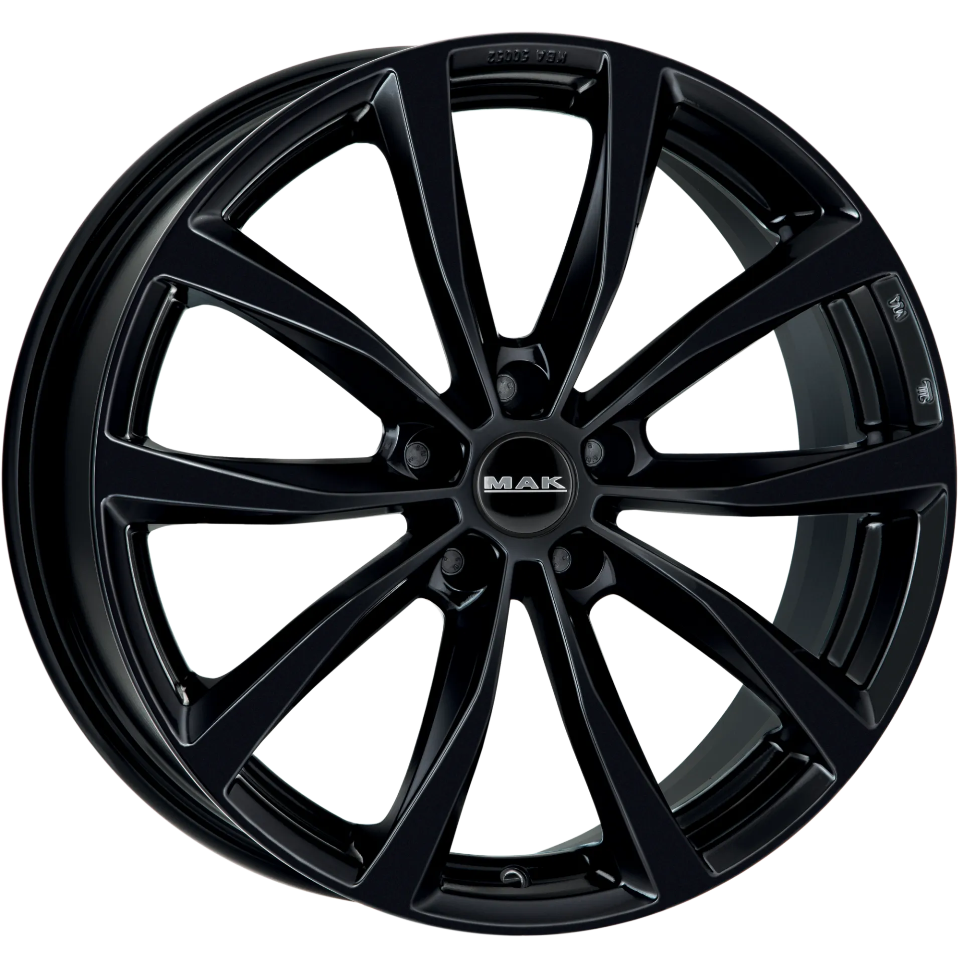 Jante MAK WOLF - GLOSS BLACK 6.5x16 5X114.3 ET 41 CB 66.1