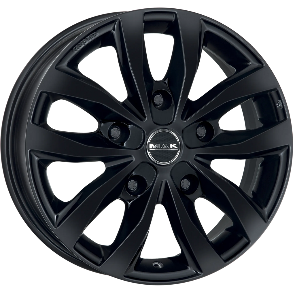Jante MAK LOAD 5 - GLOSS BLACK 6.5x16 5X112 ET 50 CB 66.6