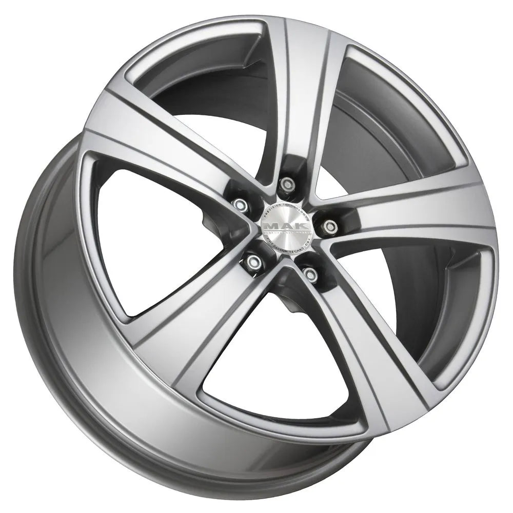 Jante MAK F5 T - SILVER 6.5x15 5X112 ET 42 CB 76