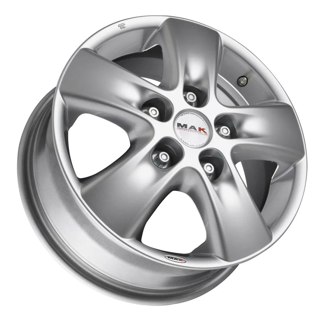 Jante MAK HD2 - HYPER SILVER 6.5x16 5X160 ET 60 CB 65.1