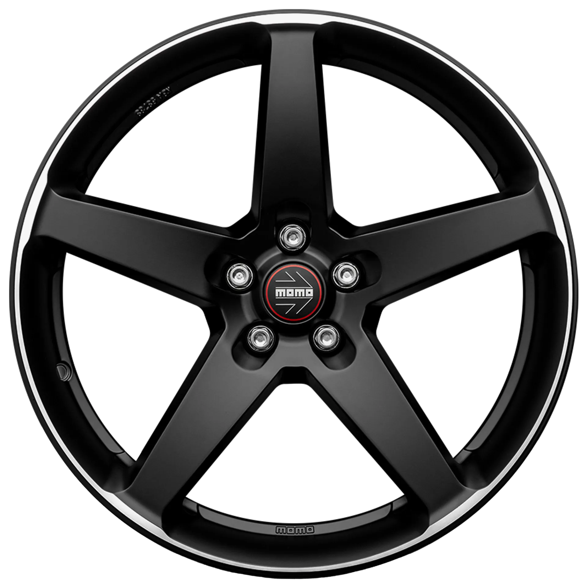 Jante MOMO FIVE - MATT BLACK POLISHED 8.5x20 5X114.3 ET 40 CB 72.3