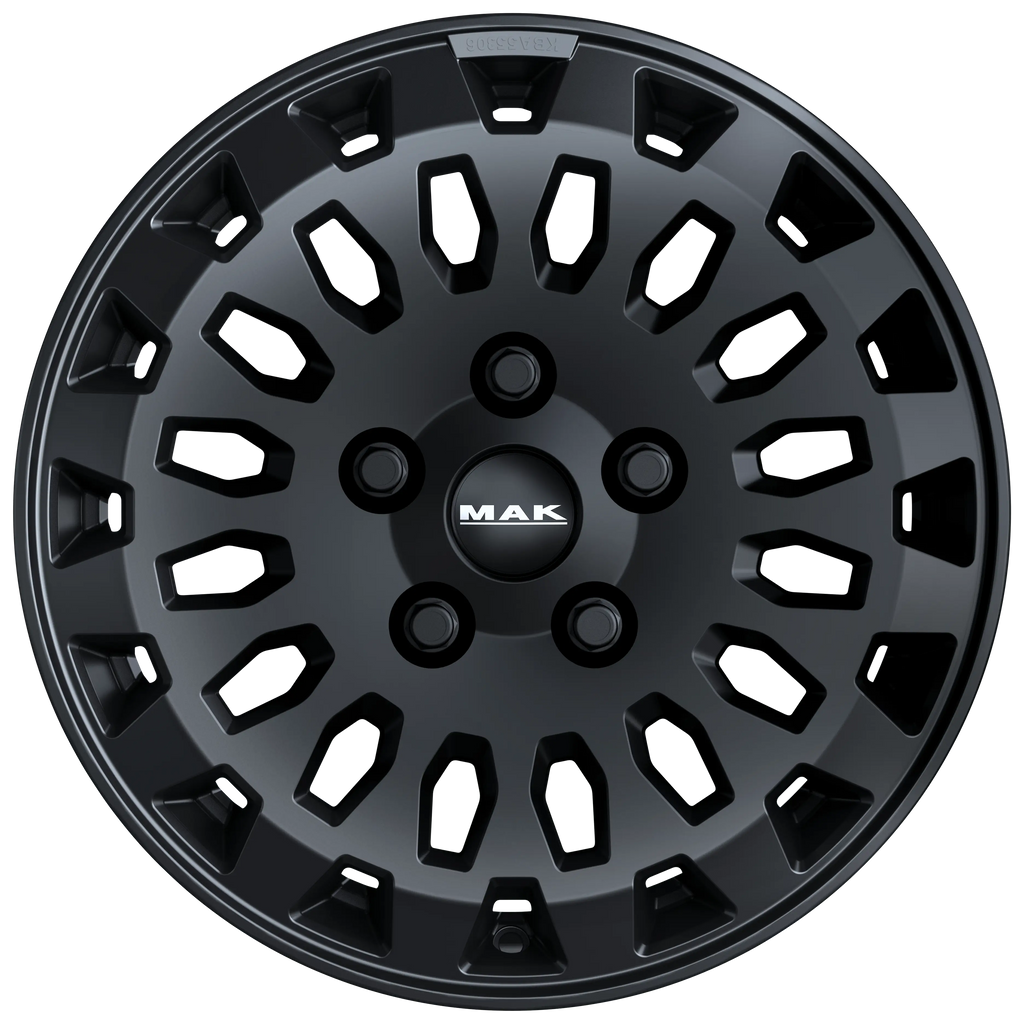 Jante MAK OVERLAND 3 - MATT BLACK 6.5x16 5X160 ET 59 CB 65.1