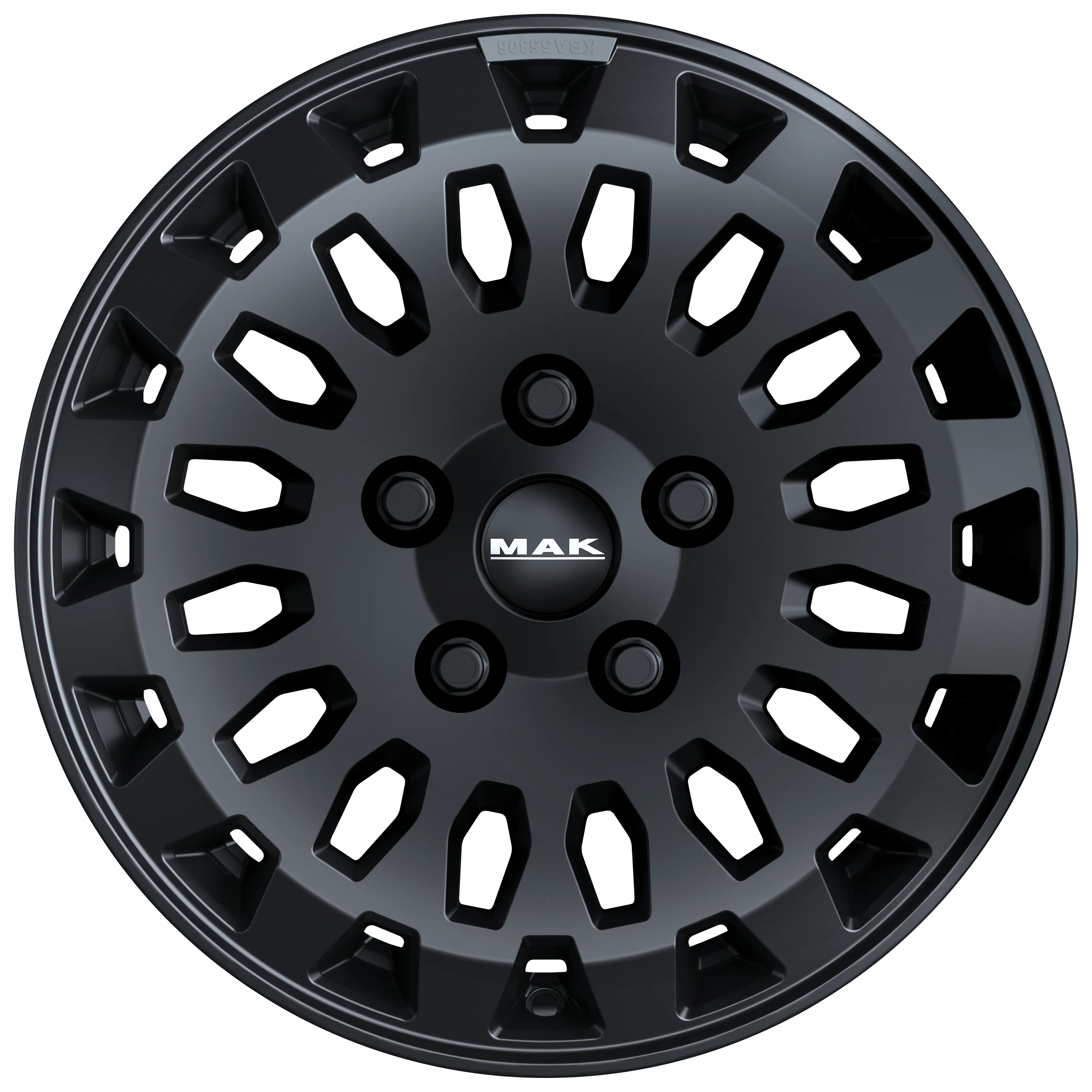 Jante MAK OVERLAND 3 - MATT BLACK 6.5x16 5X160 ET 59 CB 65.1