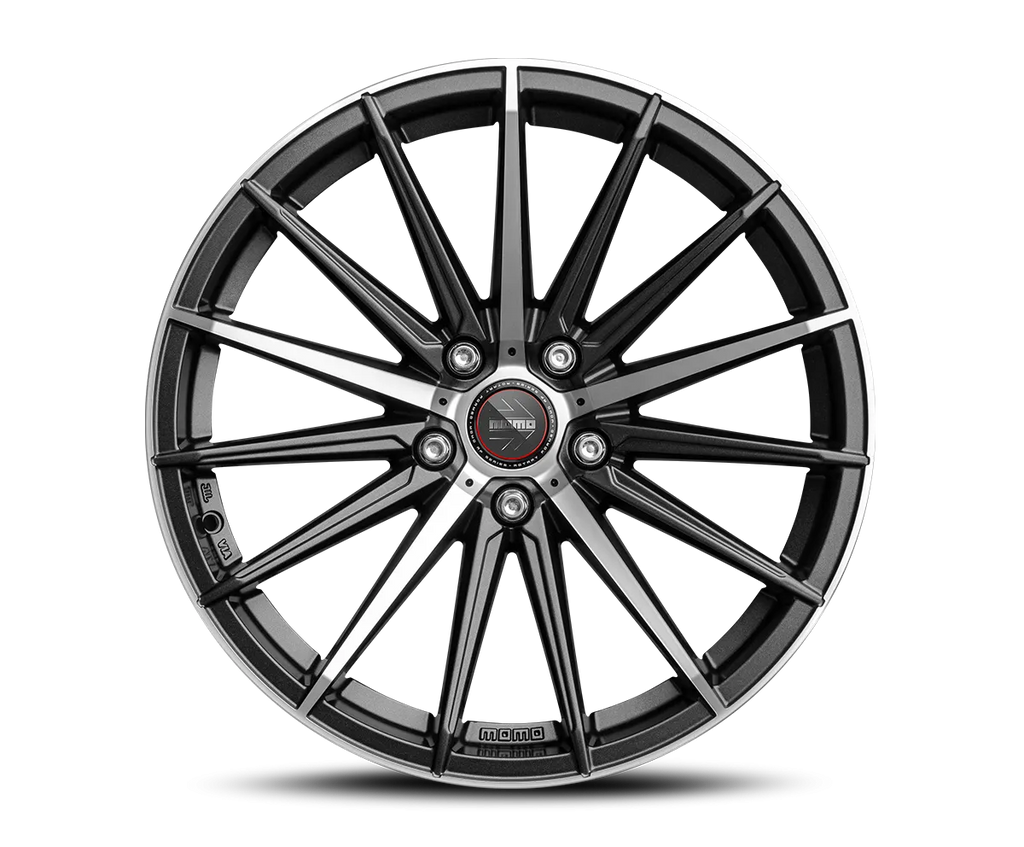Jante MOMO RF-05 - Matt Graphite Polished 8.5x19 5X112 ET 25 CB 66.6