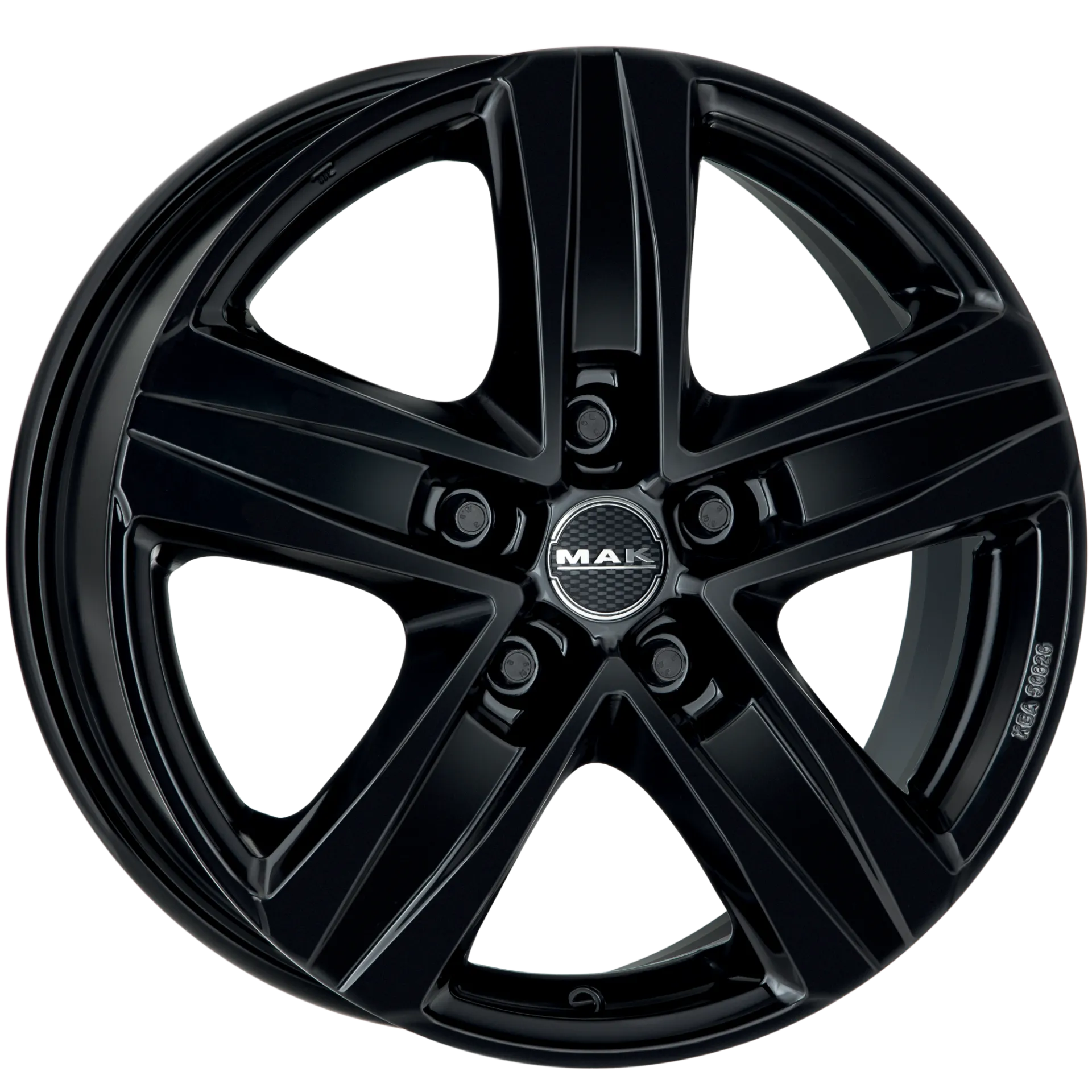 Jante MAK STONE 5 3 - GLOSS BLACK 6x15 5X139.7 ET 0 CB 108.30
