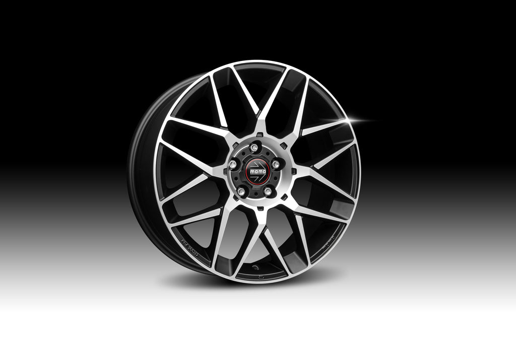 Jante MOMO REVENGE EVO 2.0 - MATT BLACK POLISHED 7x17 5X112 ET 45 CB 72.3