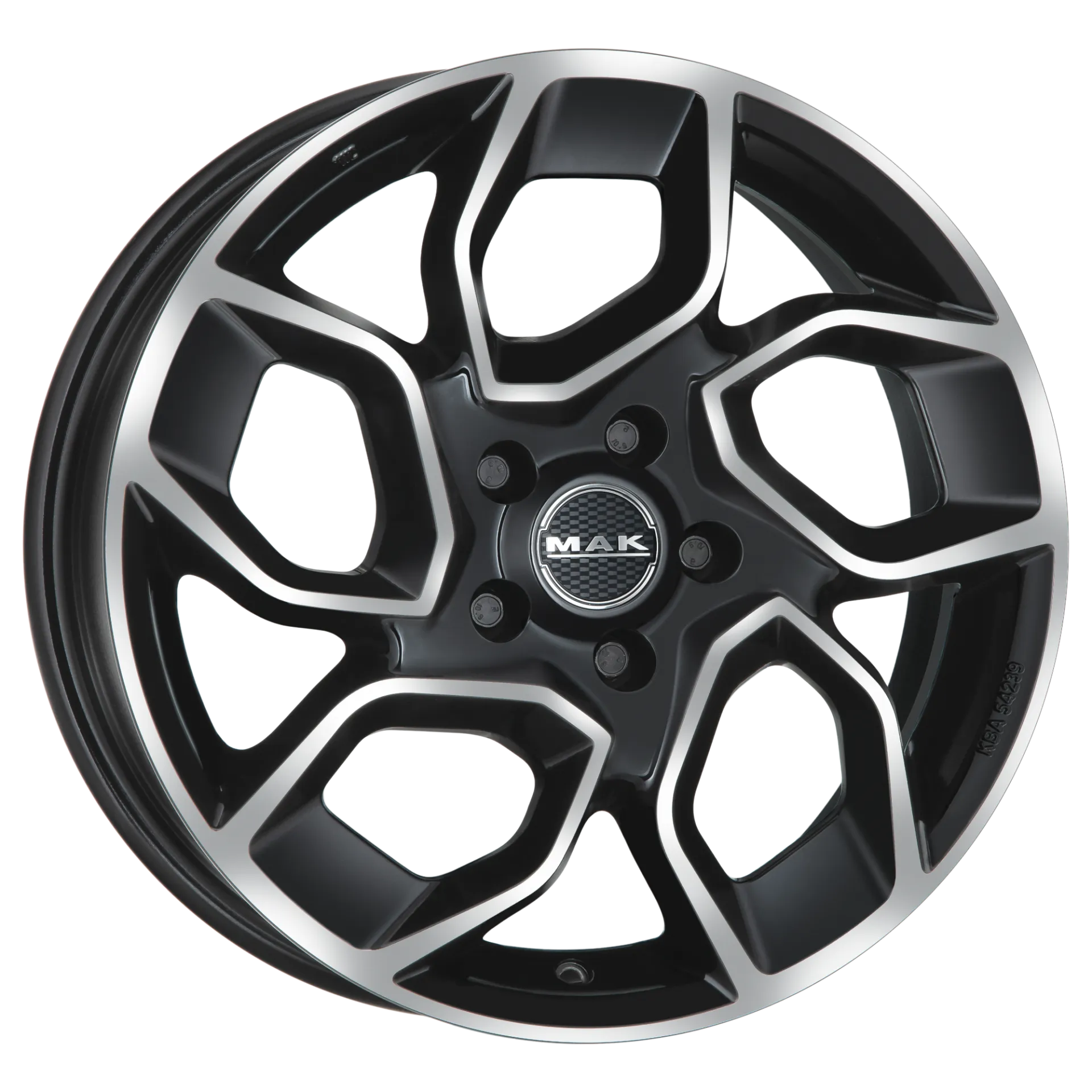 Jante MAK EXPRESS - BLACK MIRROR 6.5x16 5X112 ET 50 CB 76