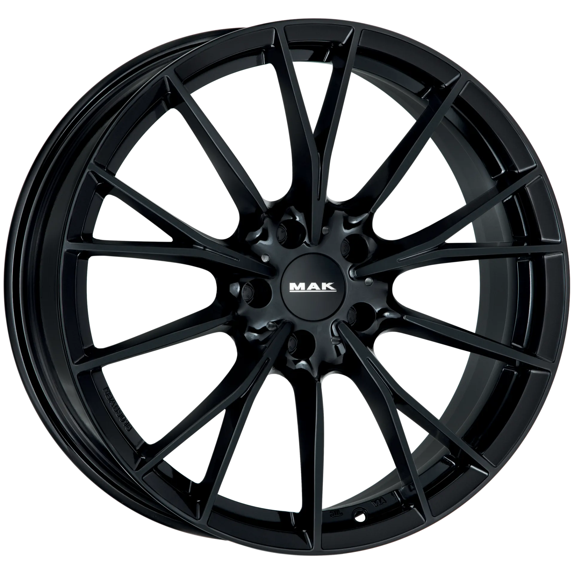 Jante MAK FABRIK - GLOSS BLACK 8.5x19 5X112 ET 25 CB 66.6