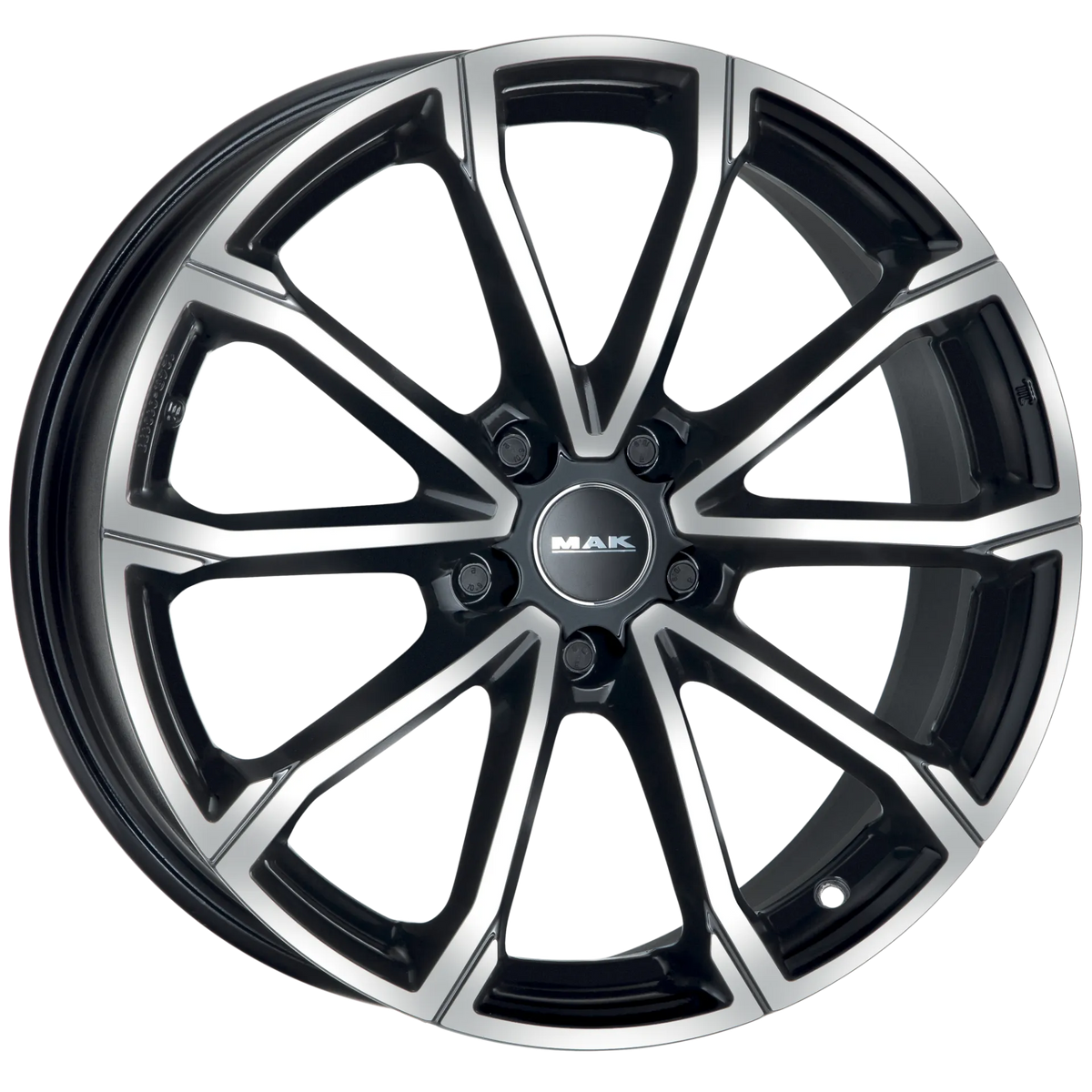 Jante MAK DaVinci - BLACK MIRROR 7.5x18 5X112 ET 45.5 CB 66.6