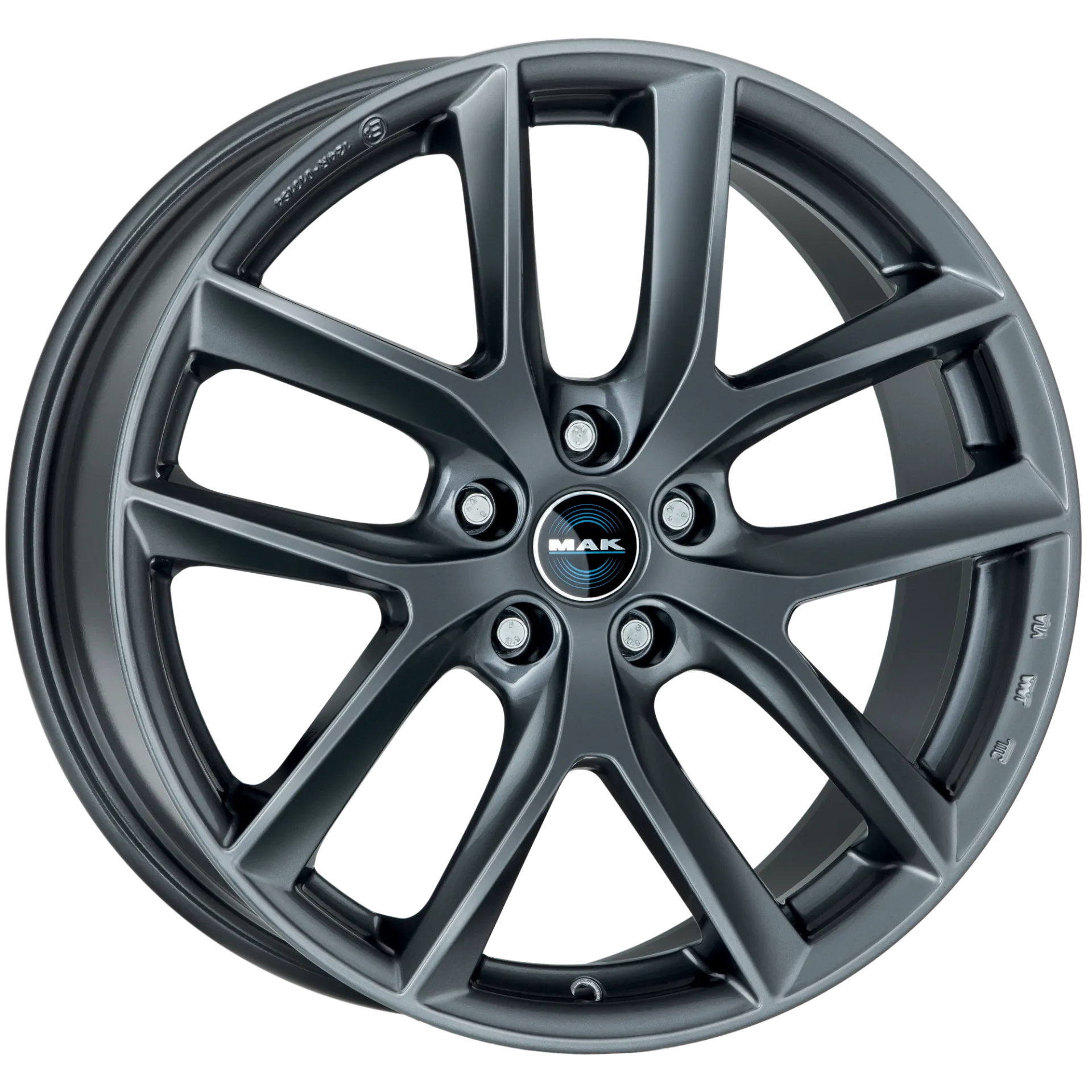 Jante MAK VOLTAGE - GLOSS GUN METALLIC 8.5x18 5X114.3 ET 40 CB 64.1
