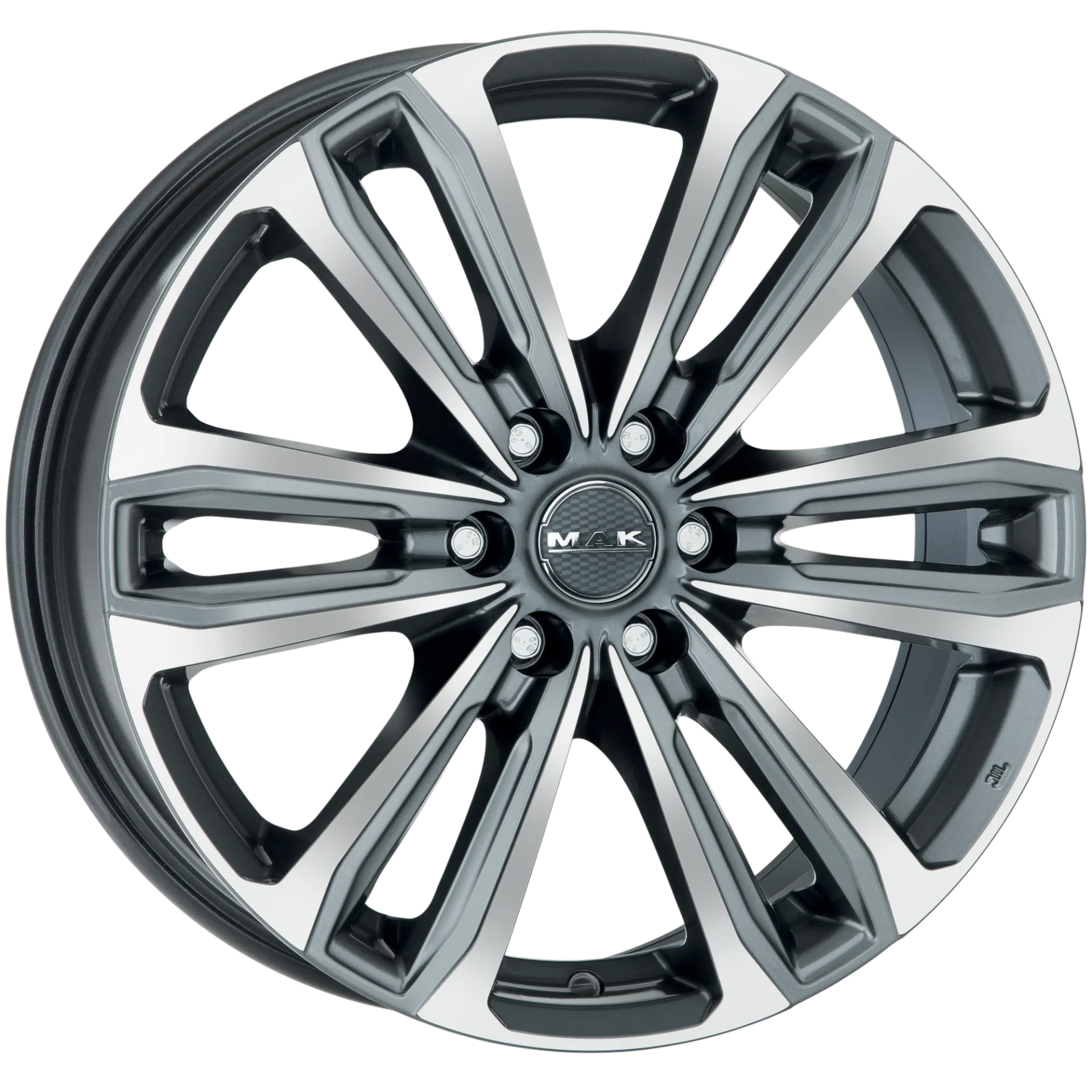Jante MAK SAFARI 6 - GUN MET-MIRROR FACE 8.5x20 6X139.7 ET 20 CB 106.1