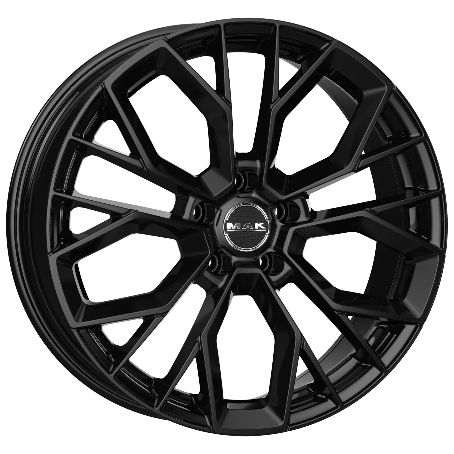 Jante MAK STILO - GLOSS BLACK 8x18 5X112 ET 39 CB 76