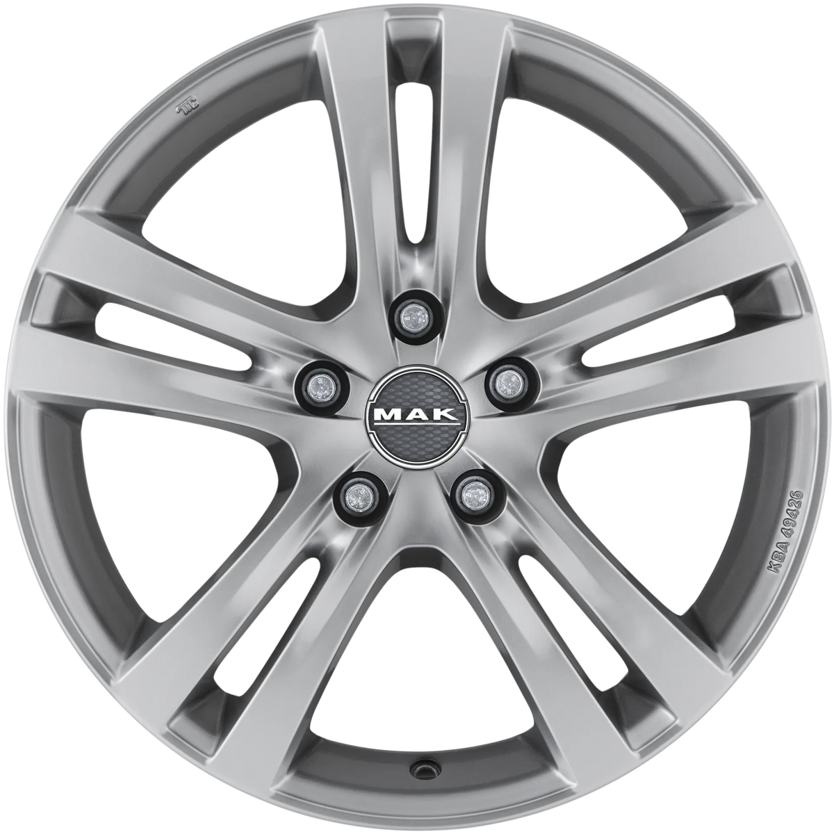 Jante MAK ZENITH - HYPER SILVER 6.5x15 4X108 ET 40 CB 63.4