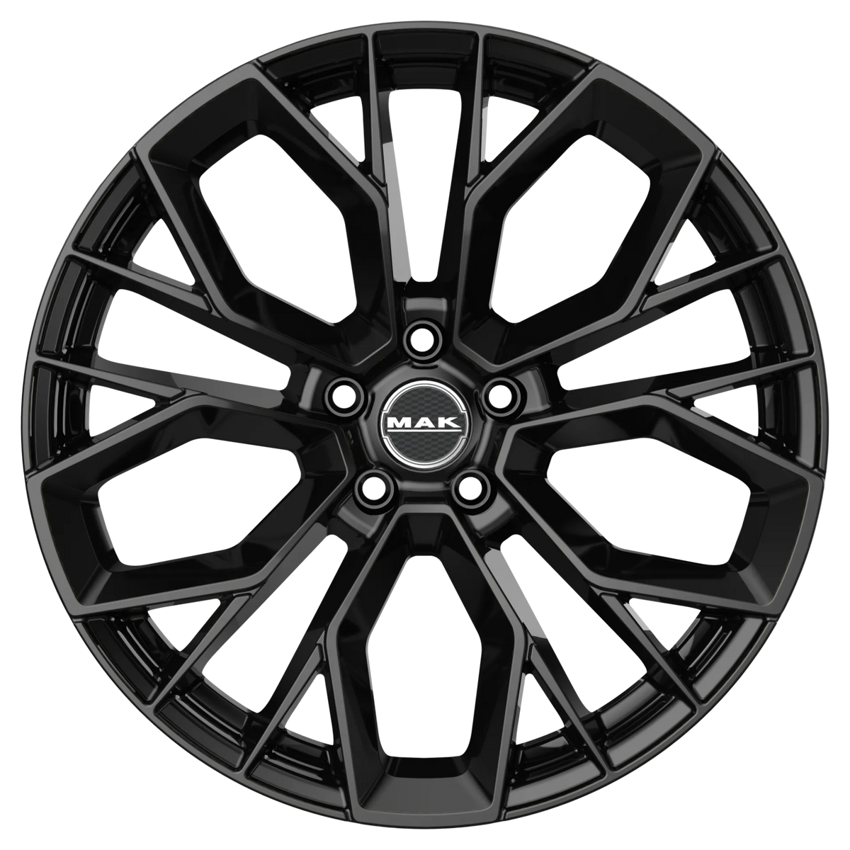 Jante MAK STILO-D - GLOSS BLACK 9.5x19 5X108 ET 27 CB 63.4