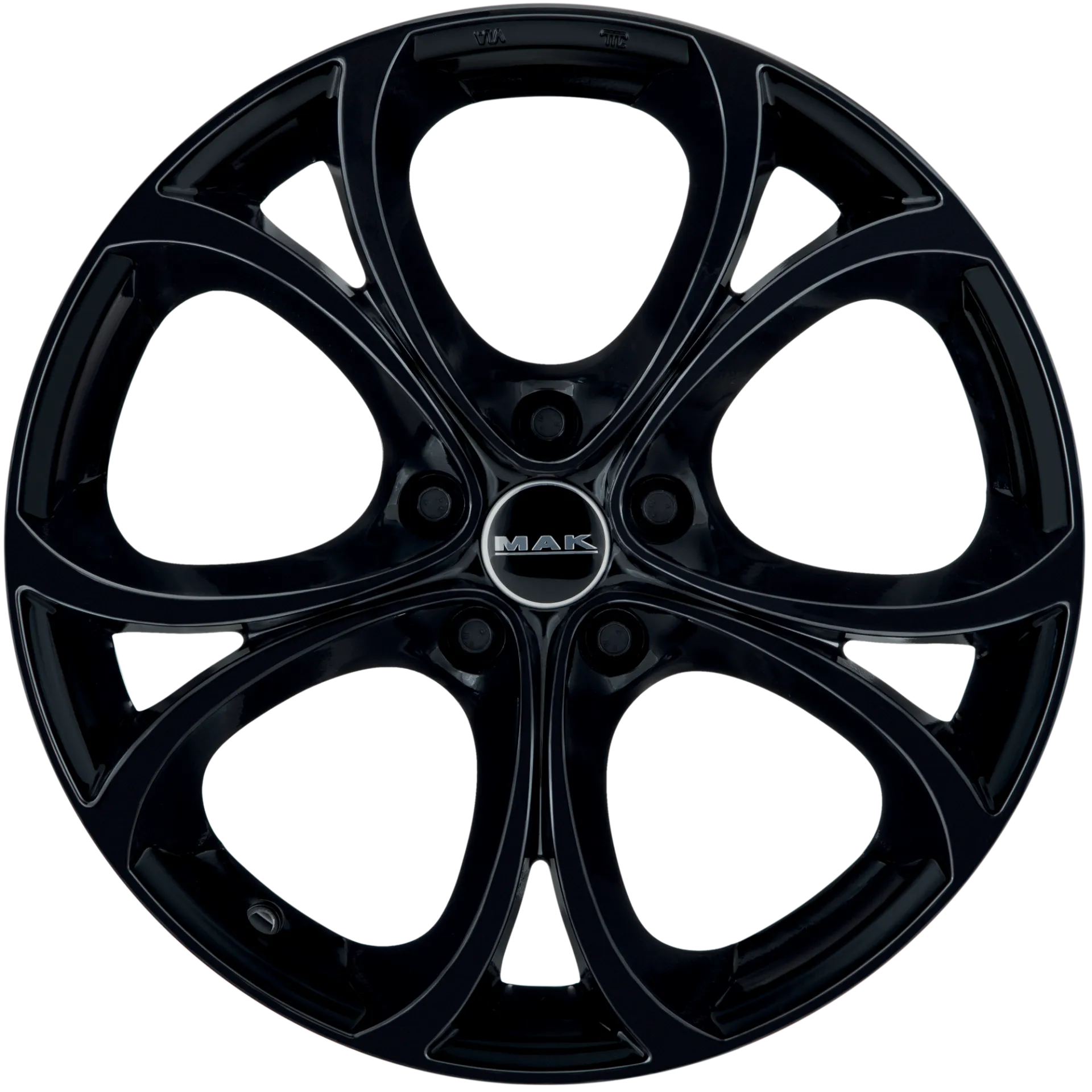 Jante MAK LARIO - GLOSS BLACK 8x18 5X110 ET 34 CB 65.1
